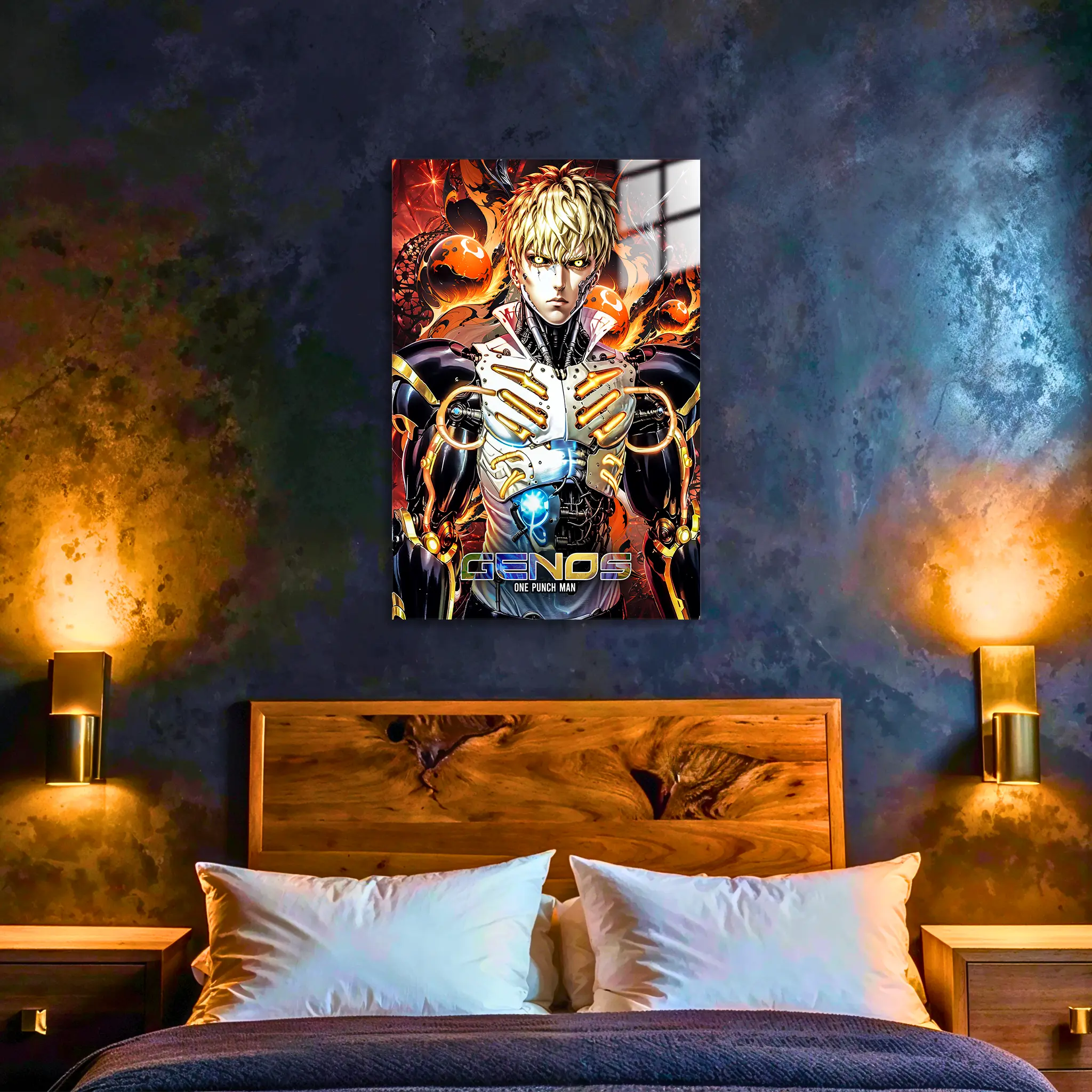 tableau-one-punch-man-genos-dans-la-chambre | DreamWay