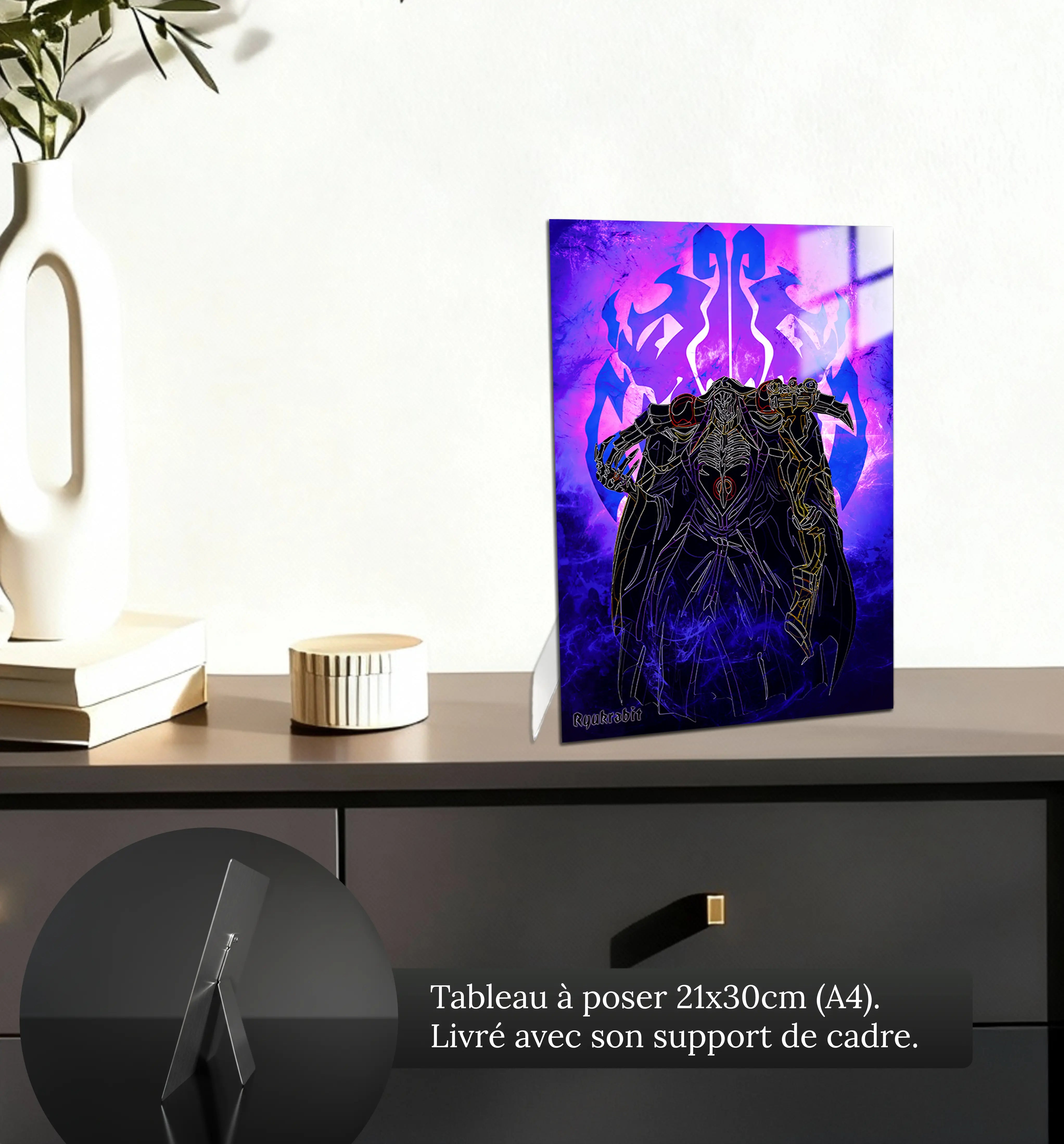 tableau-overlord-ainz-ooal-gown-petit-format-a-poser-sur-meuble | DreamWay