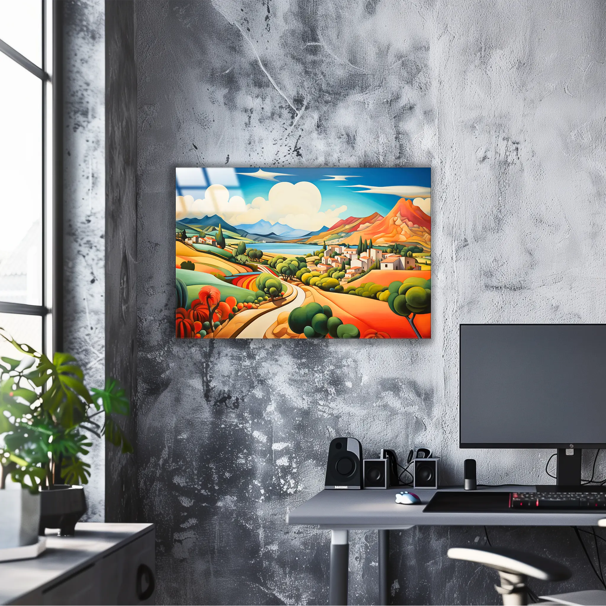 tableau-paysage-abstrait-4k | DreamWay