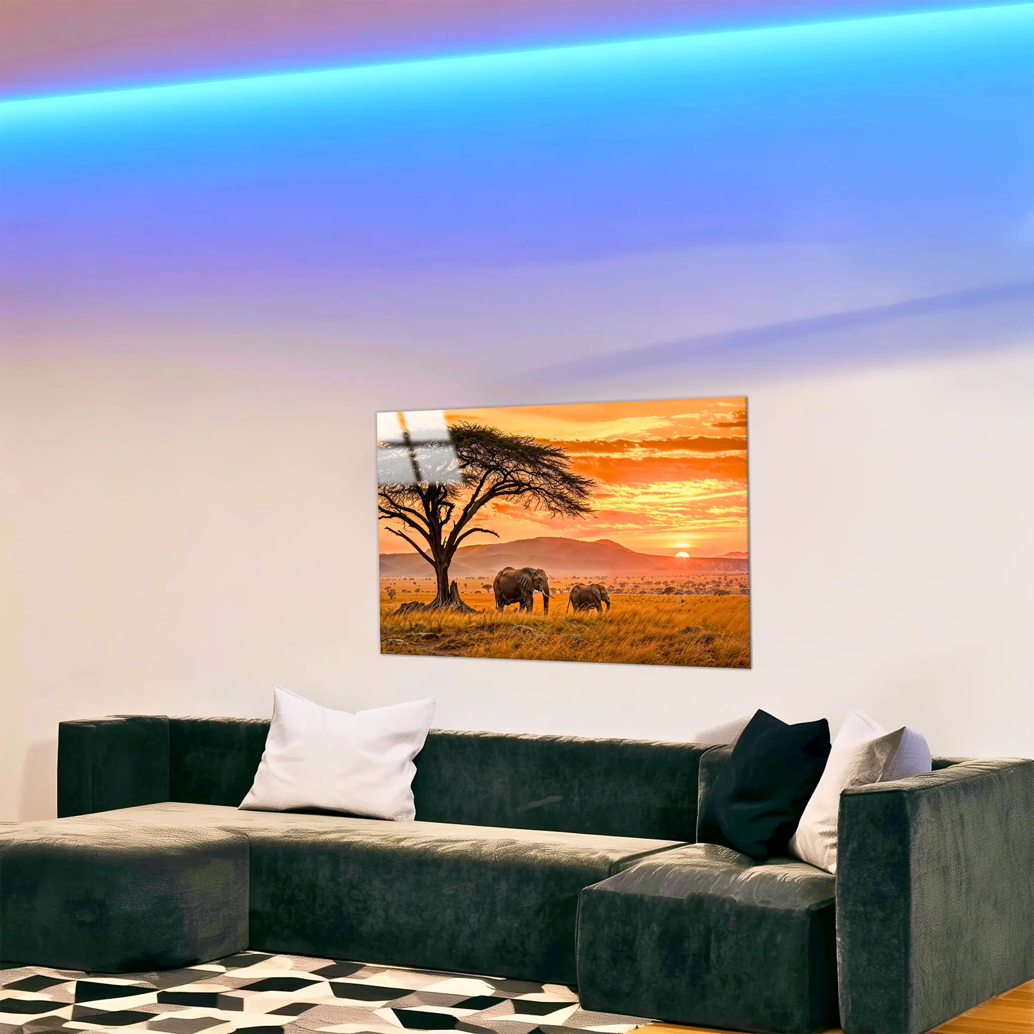 tableau-paysage-africain-4k-dans-le-salon | DreamWay