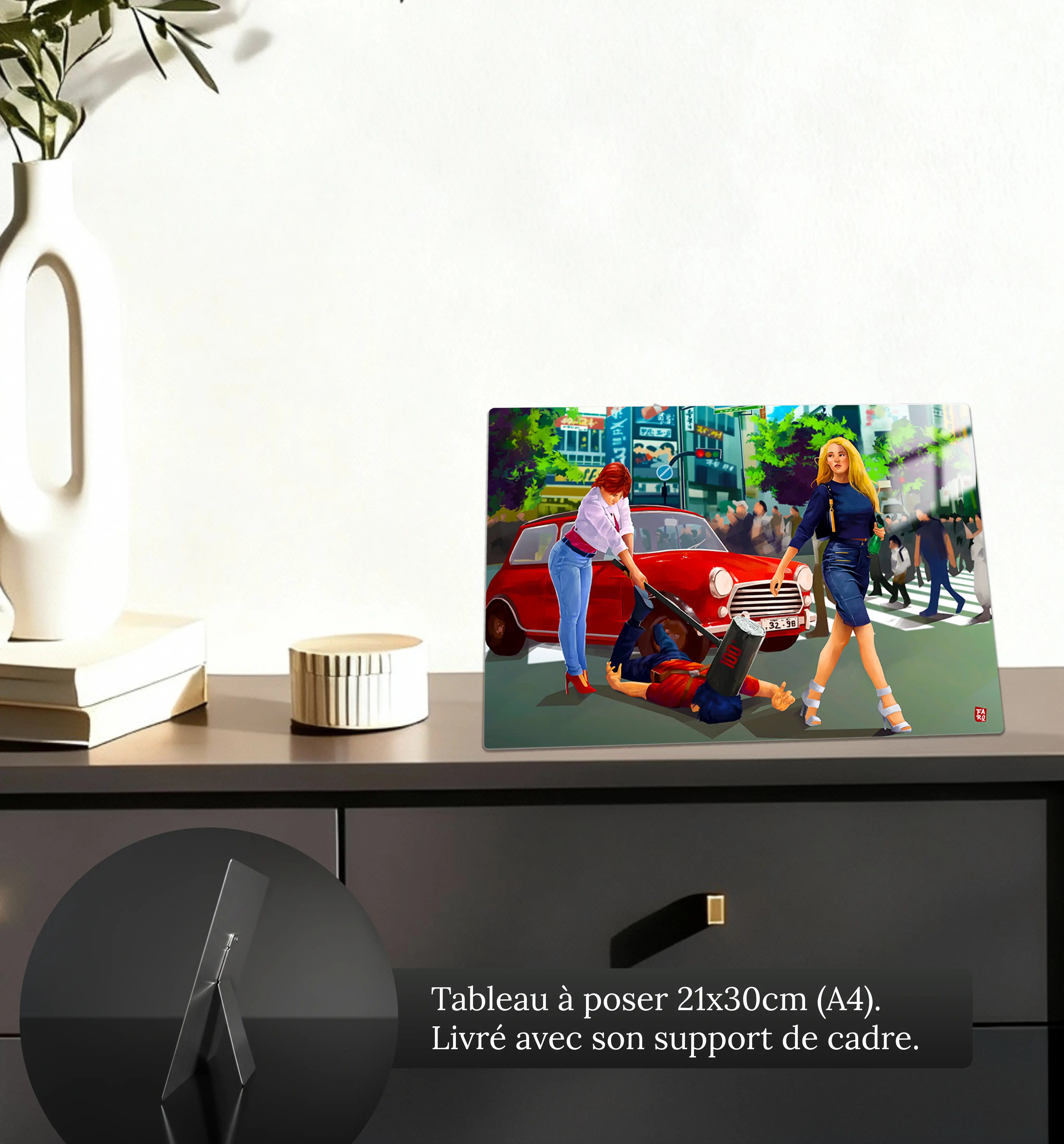 tableau-paysage-city-hunter-nicky-larson-petit-format-a-poser-sur-meuble | DreamWay