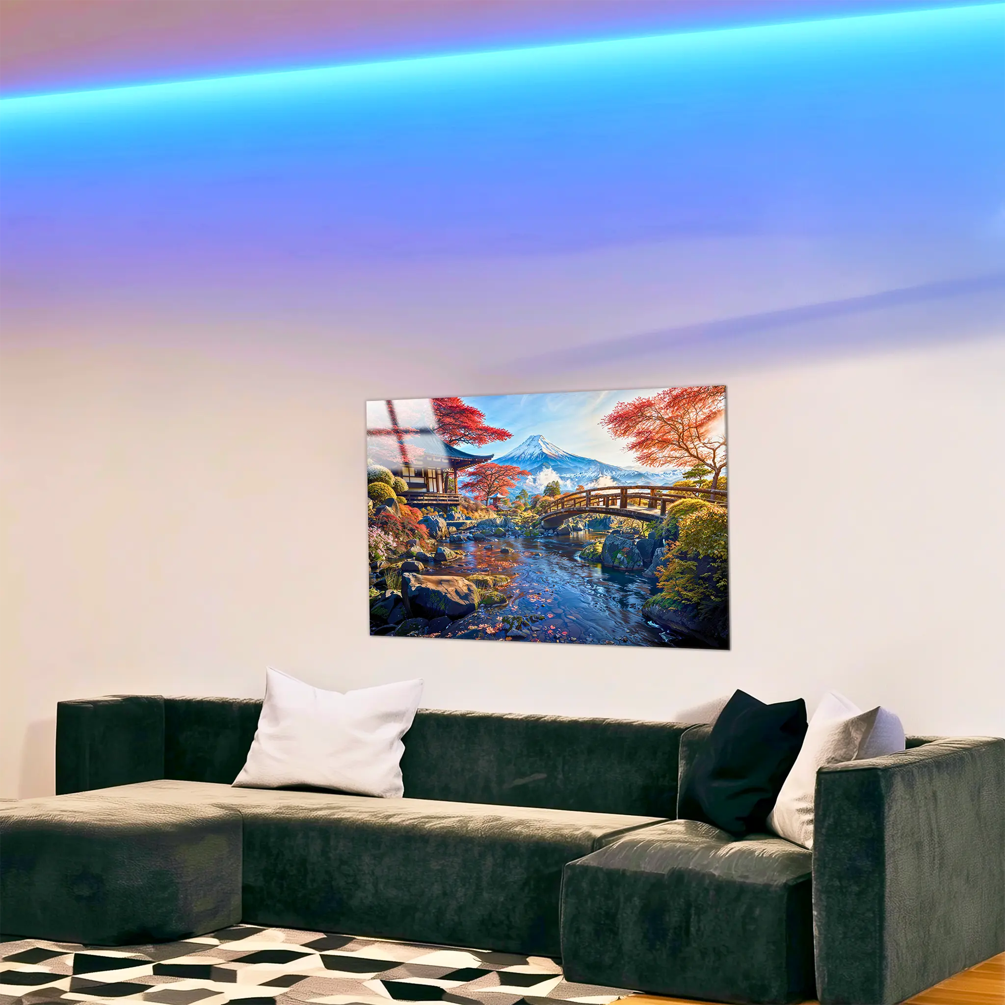 tableau-paysage-japonais-4k-dans-le-salon | DreamWay