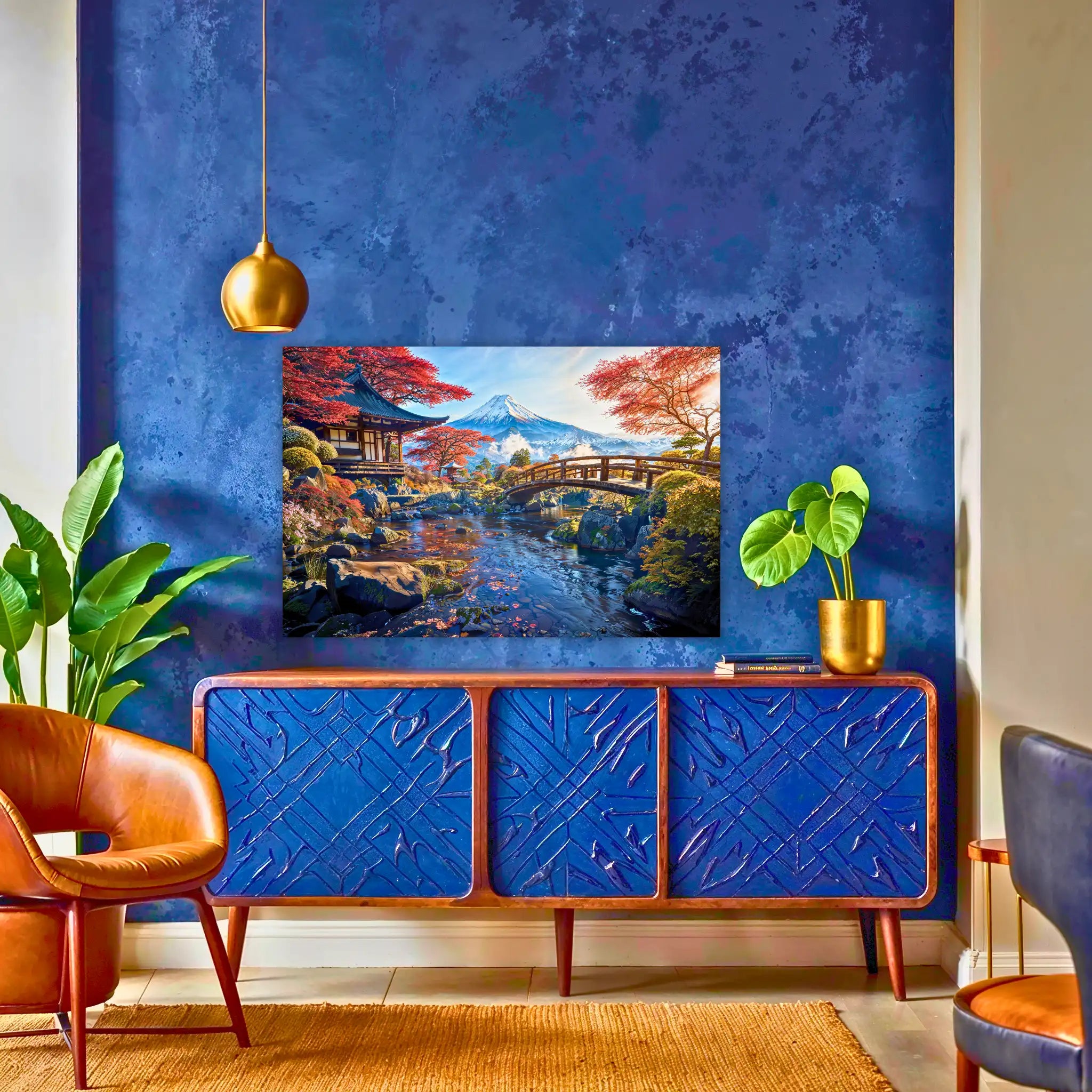 tableau-paysage-japonais-au-dessus-du-buffet | DreamWay