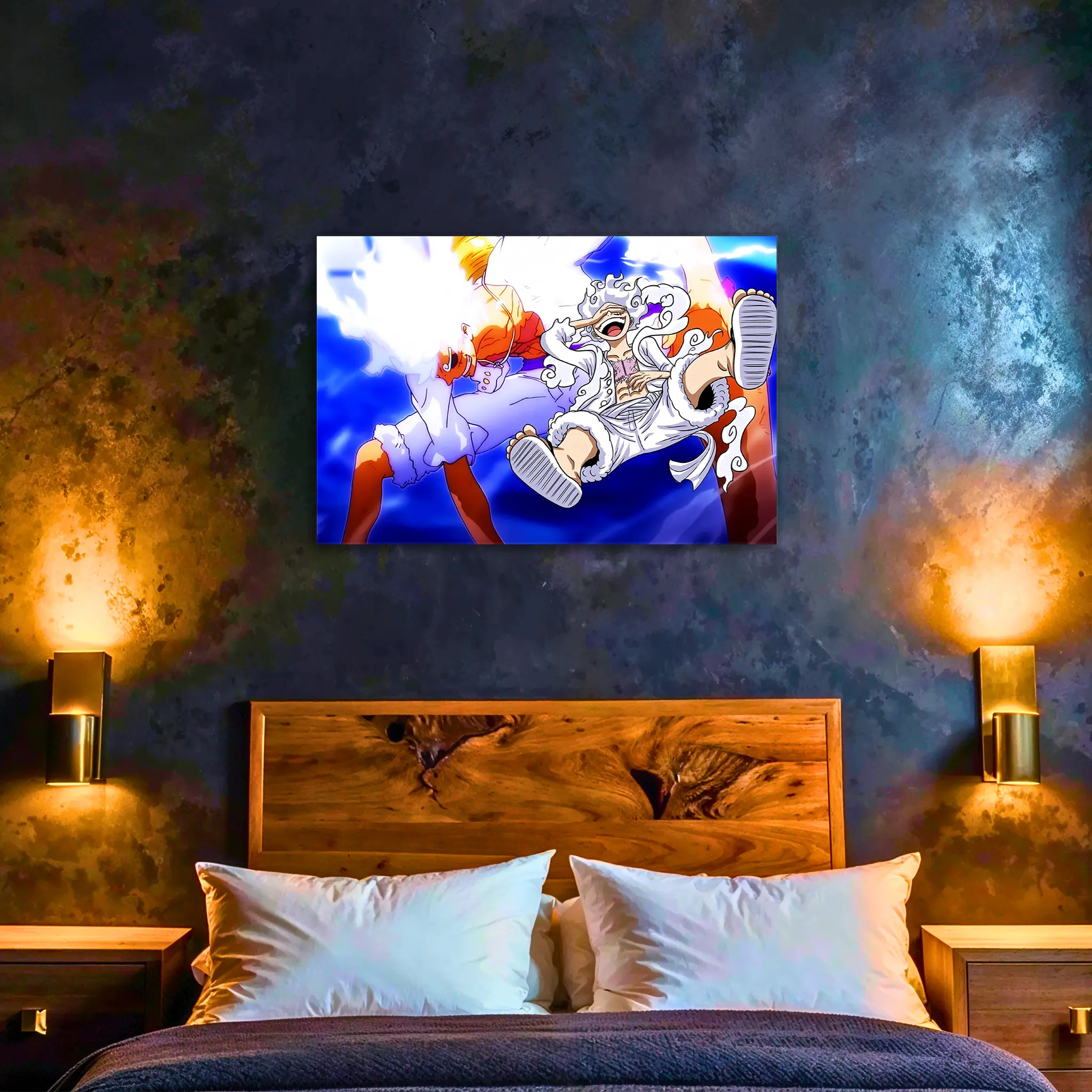 tableau-paysage-luffy-gear-5-dans-la-chambre | DreamWay