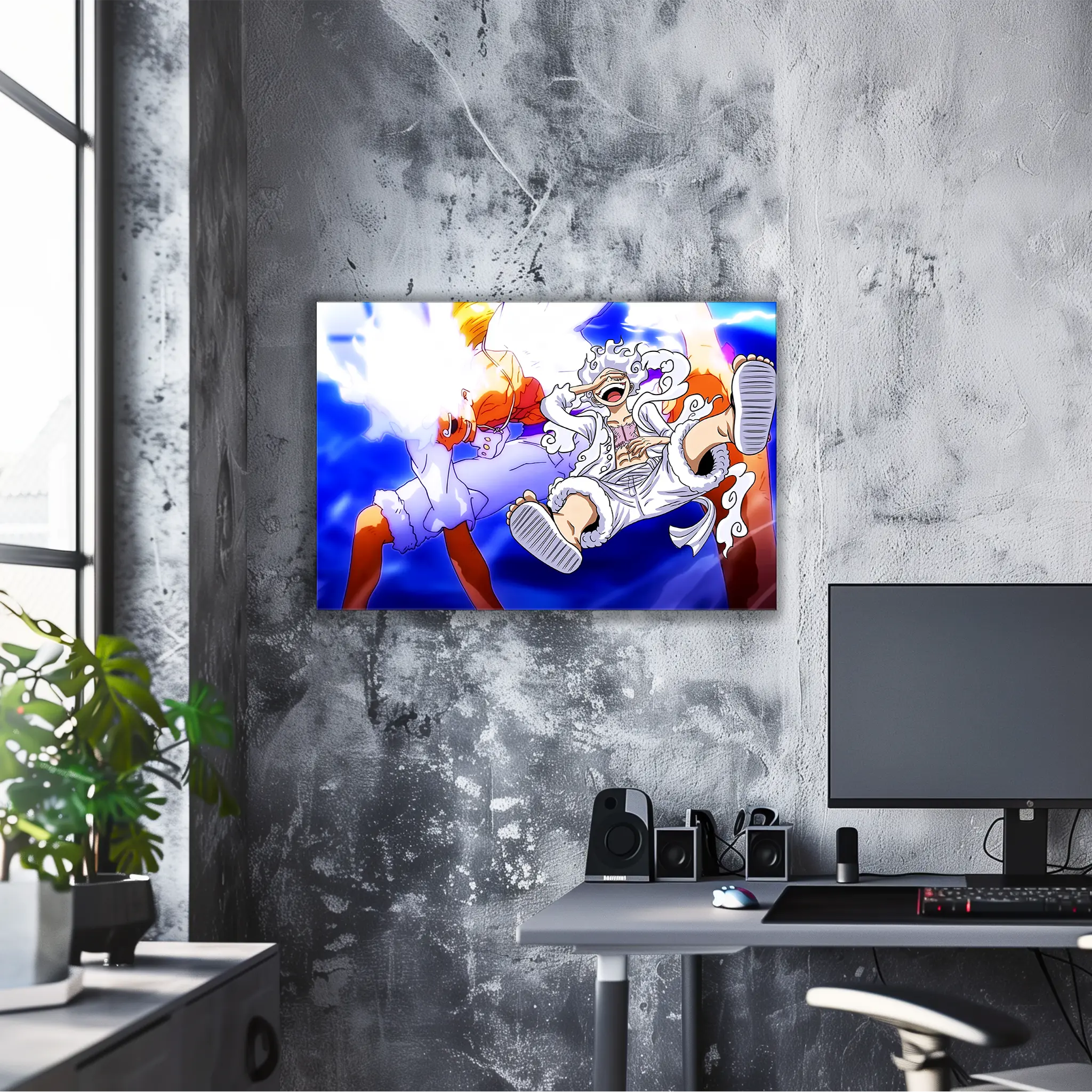 tableau-paysage-luffy-gear-5 | DreamWay