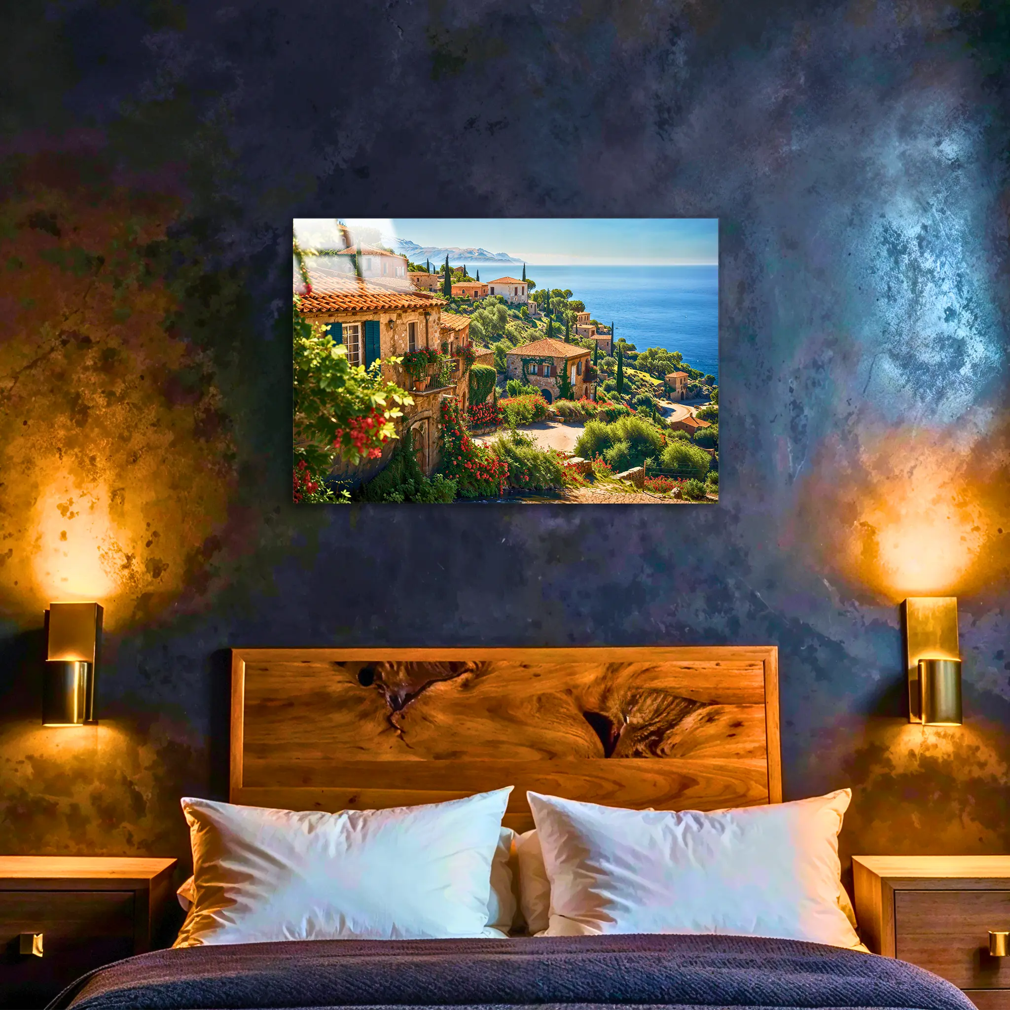 tableau-paysage-mediterraneen-4k-dans-la-chambre | DreamWay