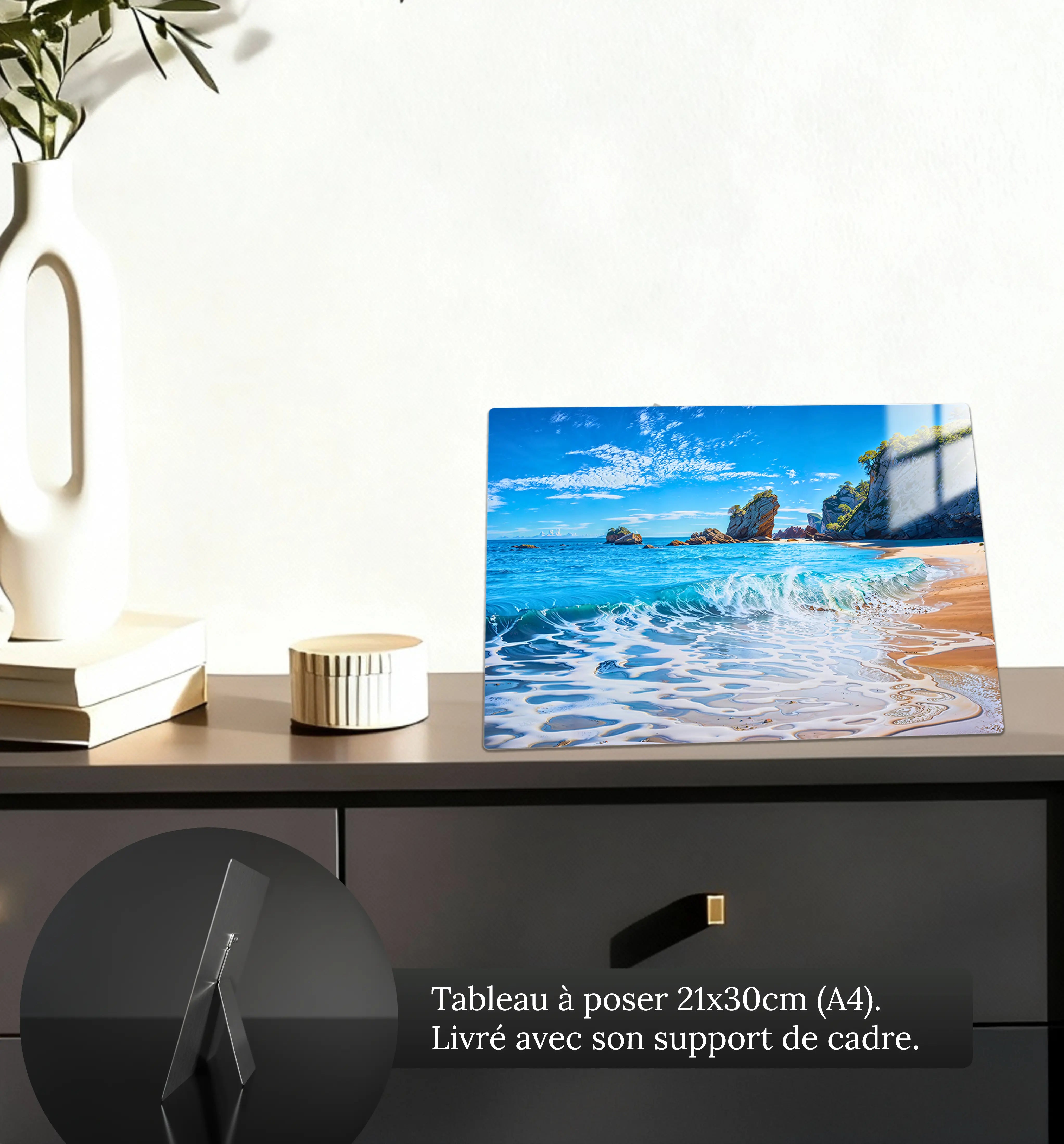 tableau-paysage-mer-4k-petit-format-a-poser-sur-meuble | DreamWay