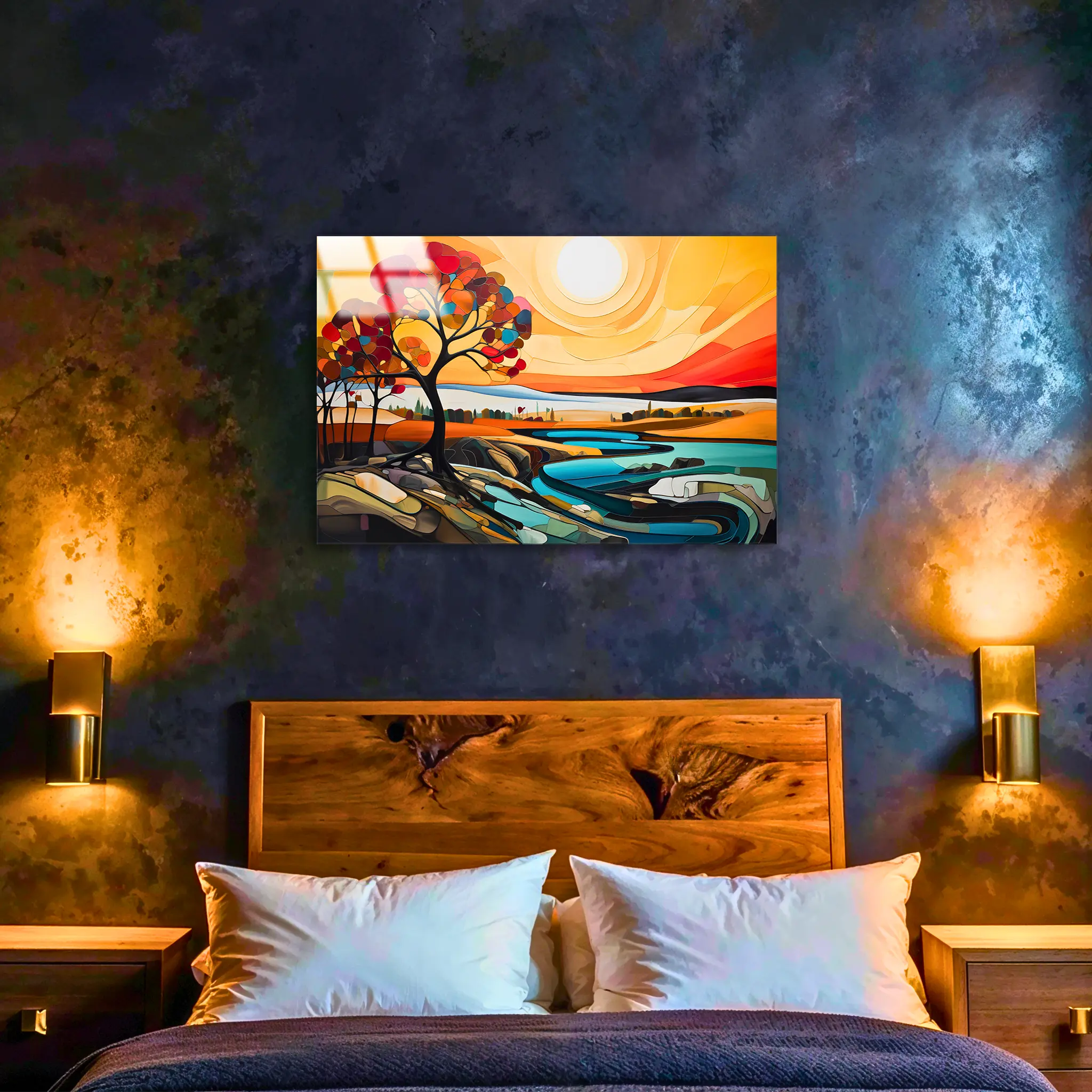 tableau-paysage-moderne-4k-dans-la-chambre | DreamWay