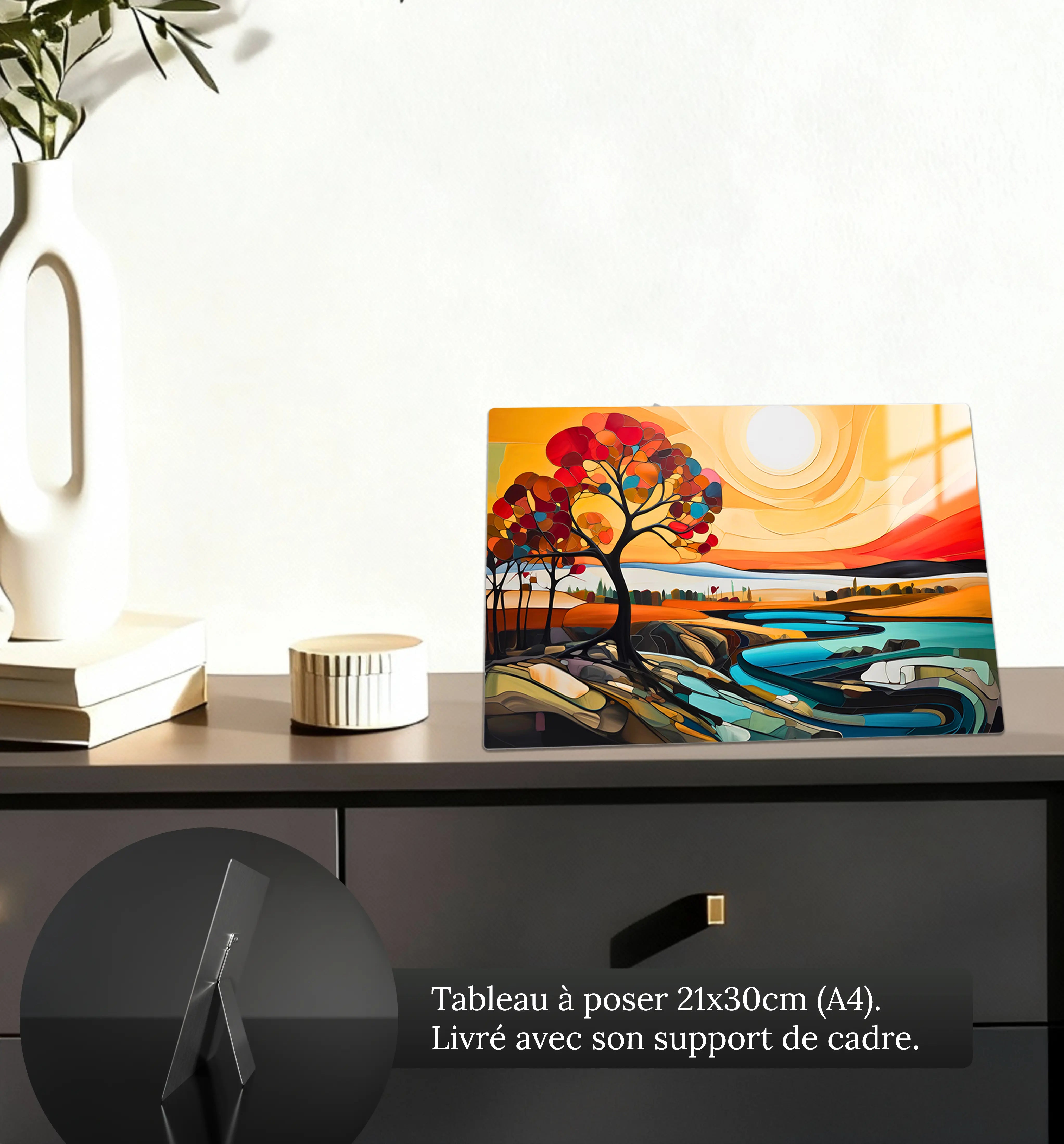 tableau-paysage-moderne-4k-petit-format-a-poser-sur-meuble | DreamWay