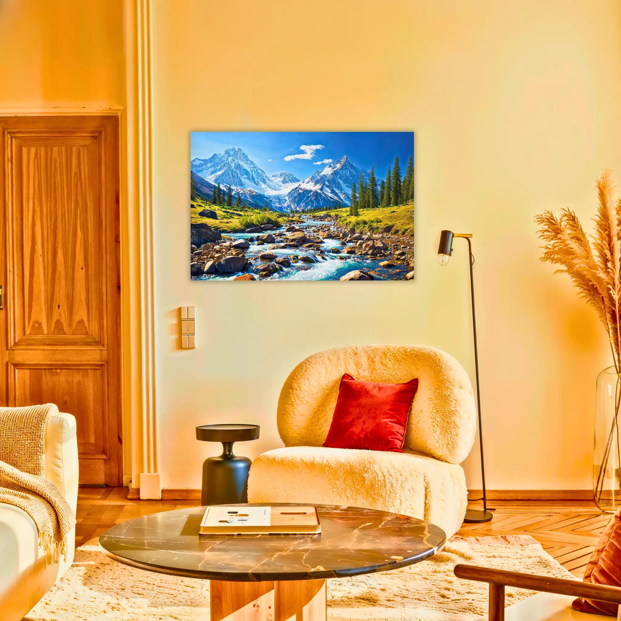 tableau-paysage-montagne-au-salon | DreamWay