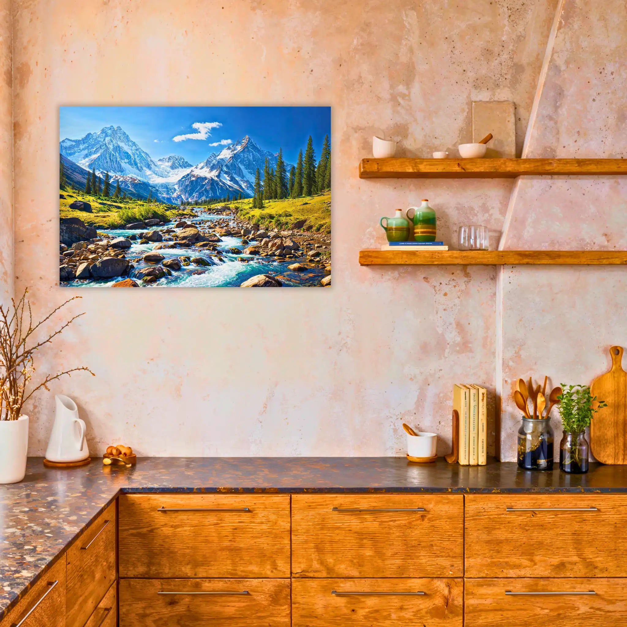 tableau-paysage-montagne-dans-la-cuisine | DreamWay