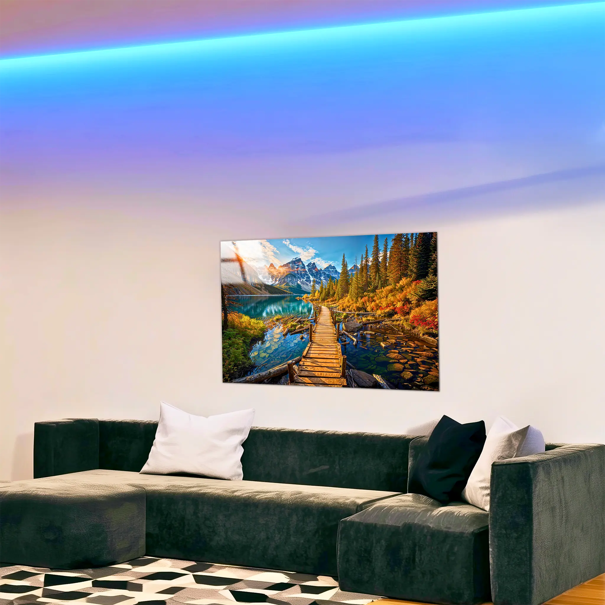 tableau-paysage-nature-4k-dans-le-salon | DreamWay
