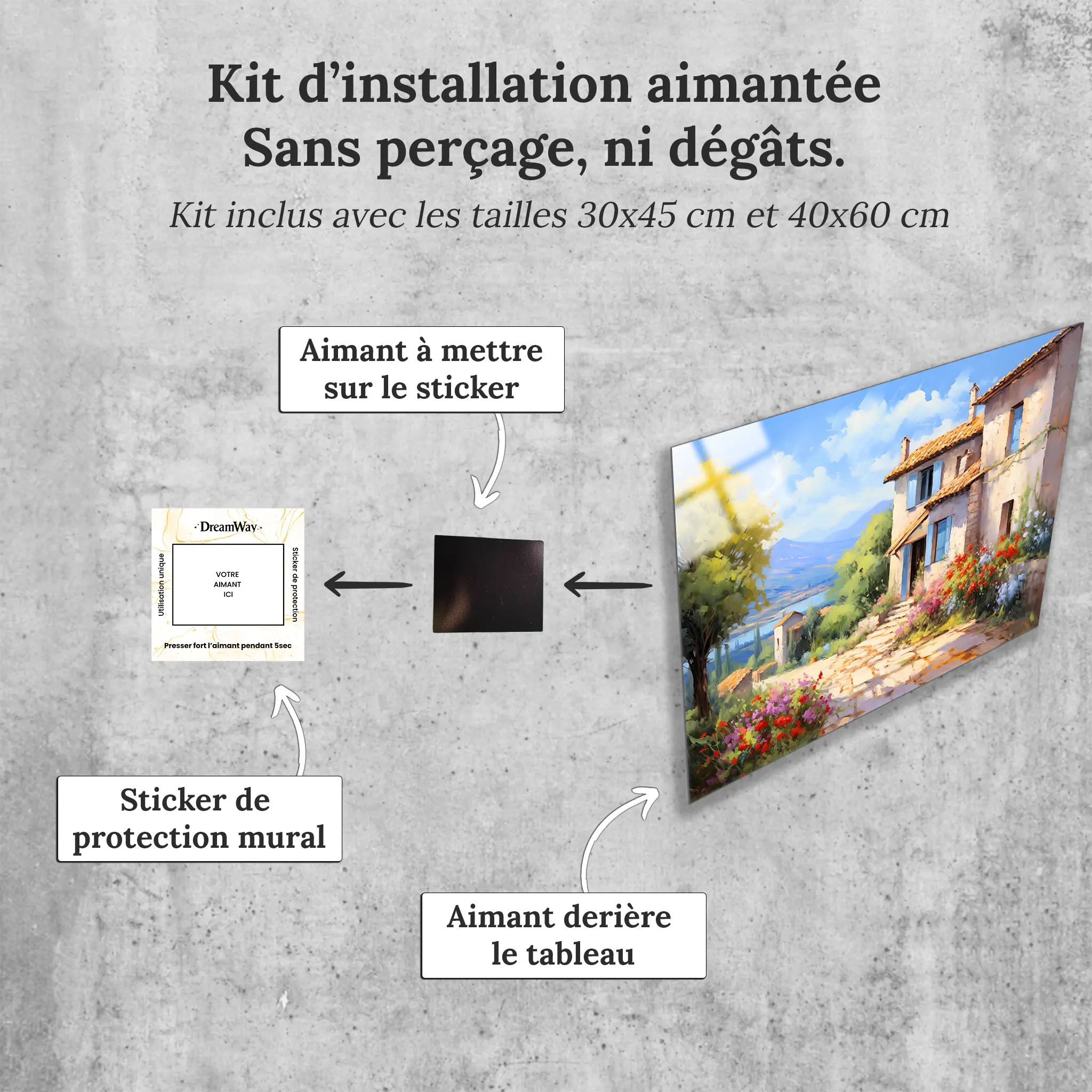 tableau-paysage-peinture-4k-avec-installation-aimantee | DreamWay