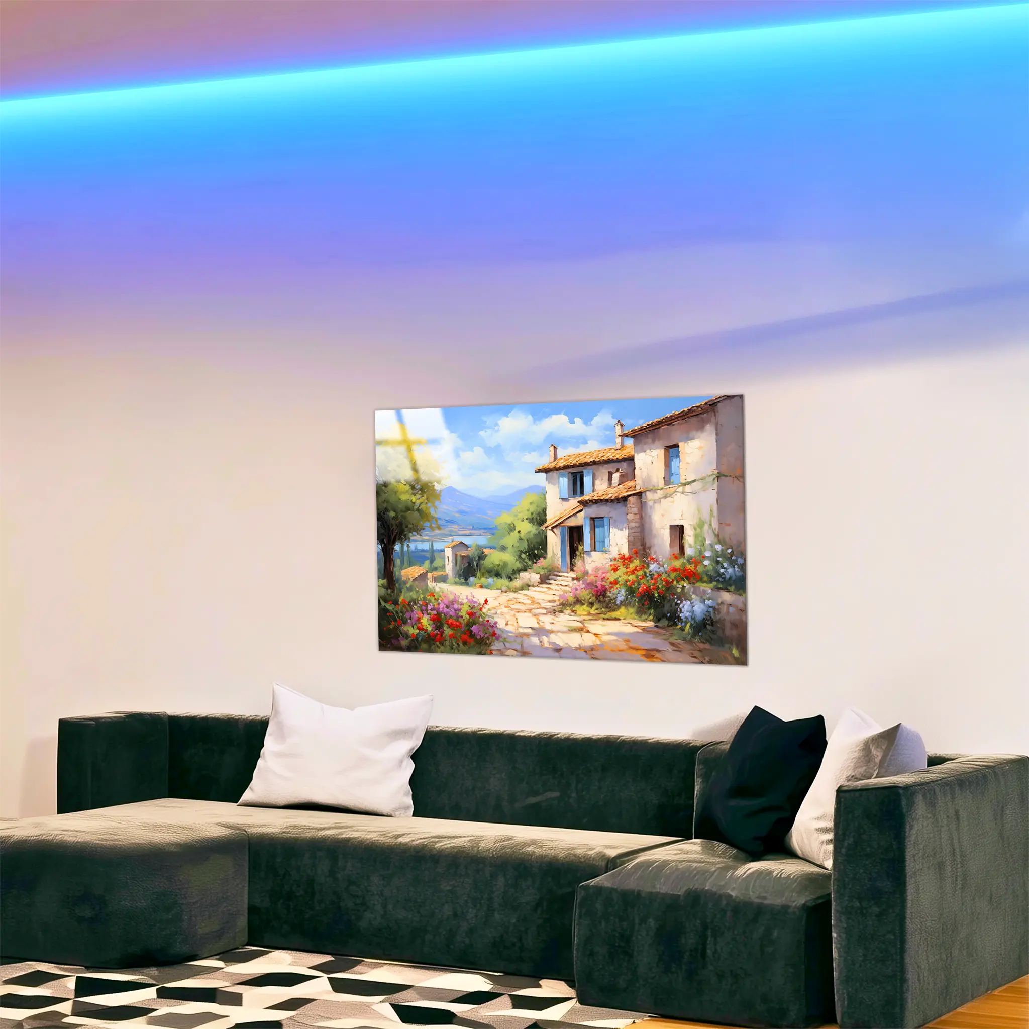 tableau-paysage-peinture-4k-dans-le-salon | DreamWay