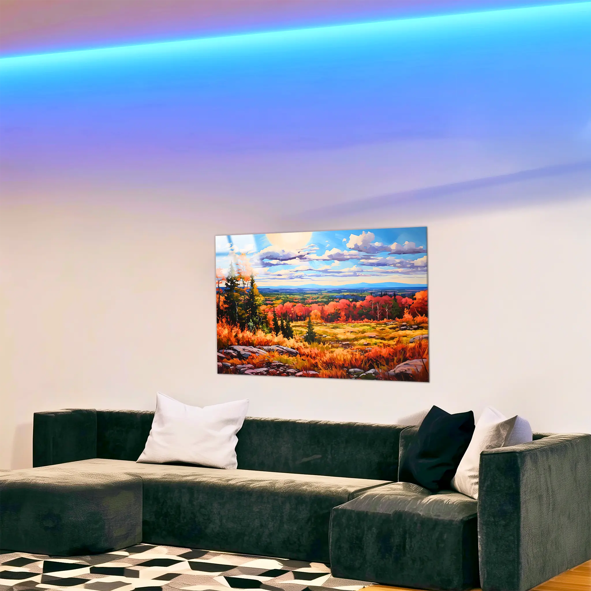 tableau-peinture-a-huile-paysage-4k-dans-le-salon | DreamWay