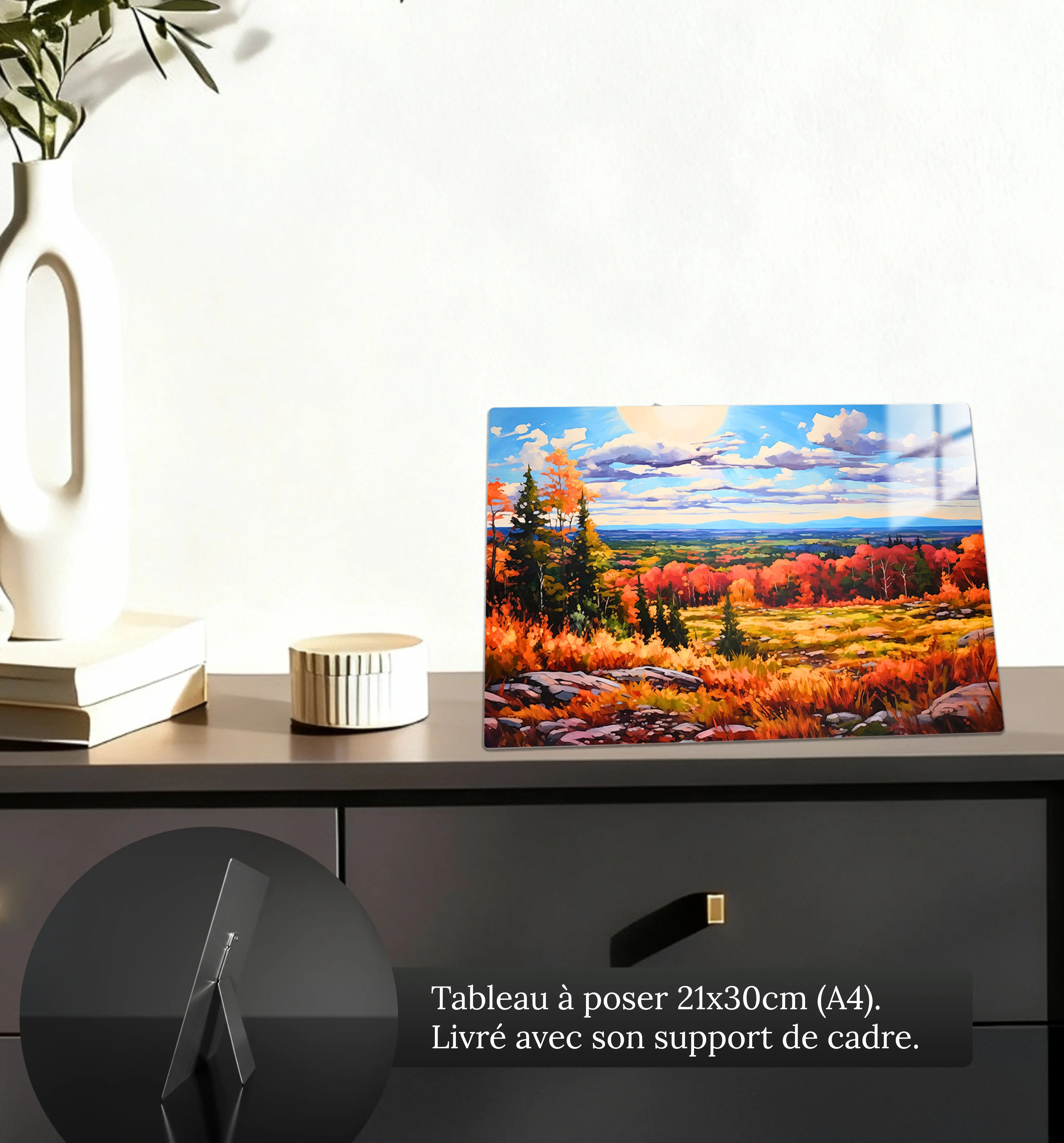 tableau-peinture-a-huile-paysage-4k-petit-format-a-poser-sur-meuble | DreamWay