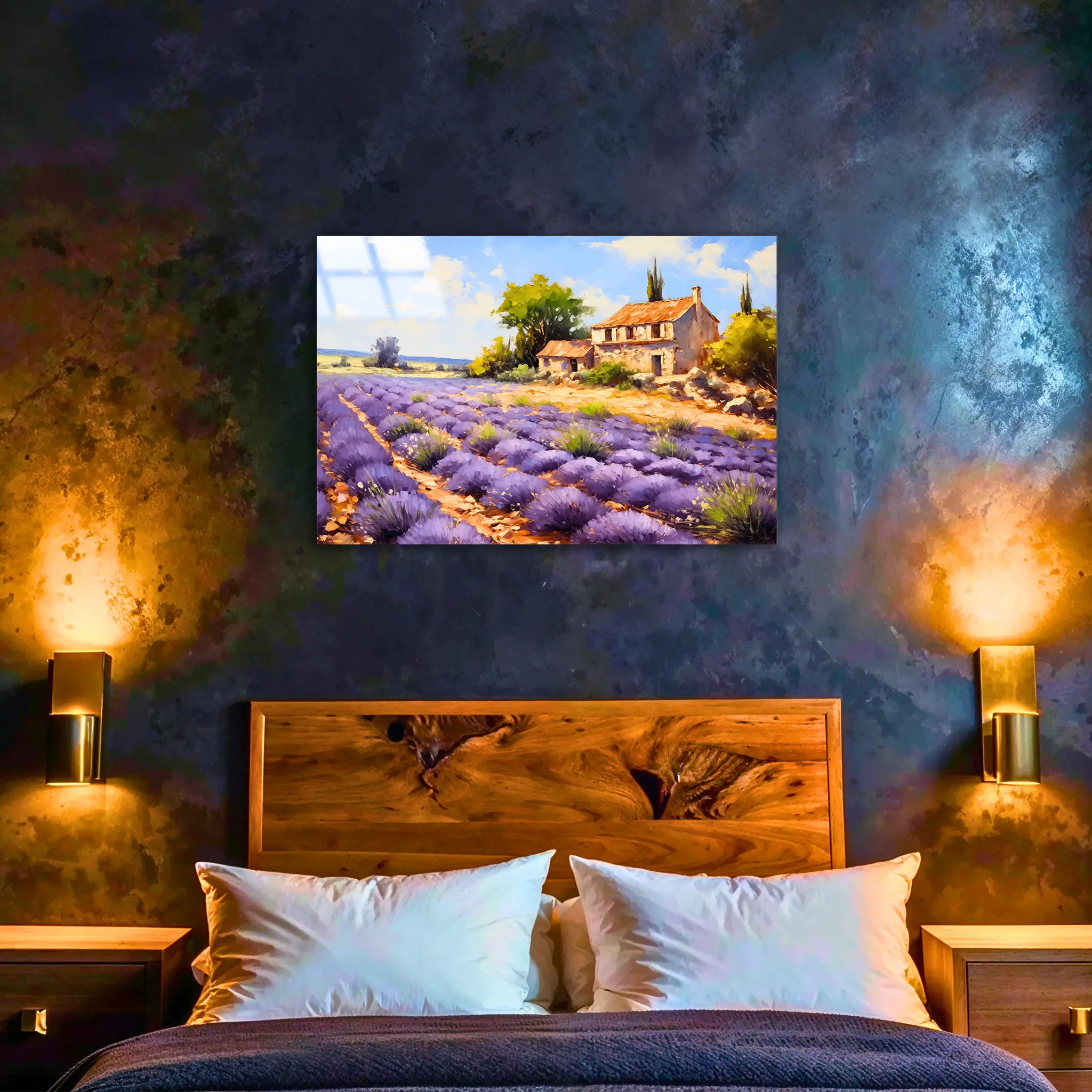 tableau-peinture-huile-paysage-provence-4k-dans-la-chambre | DreamWay