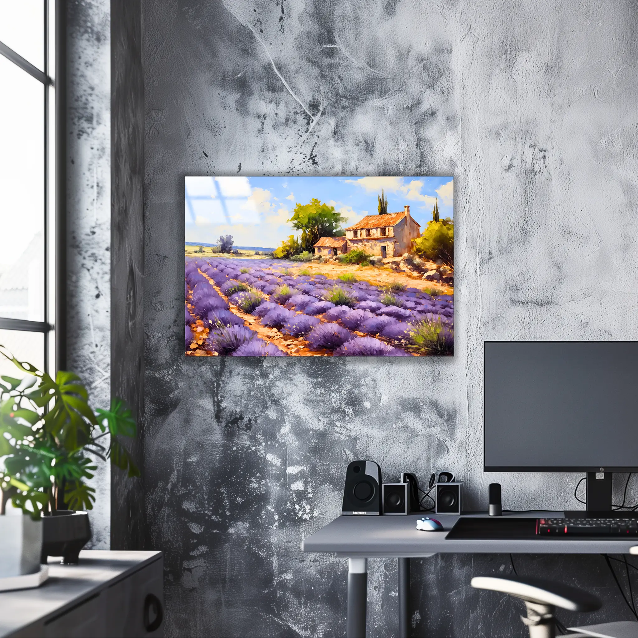 tableau-peinture-huile-paysage-provence-4k | DreamWay