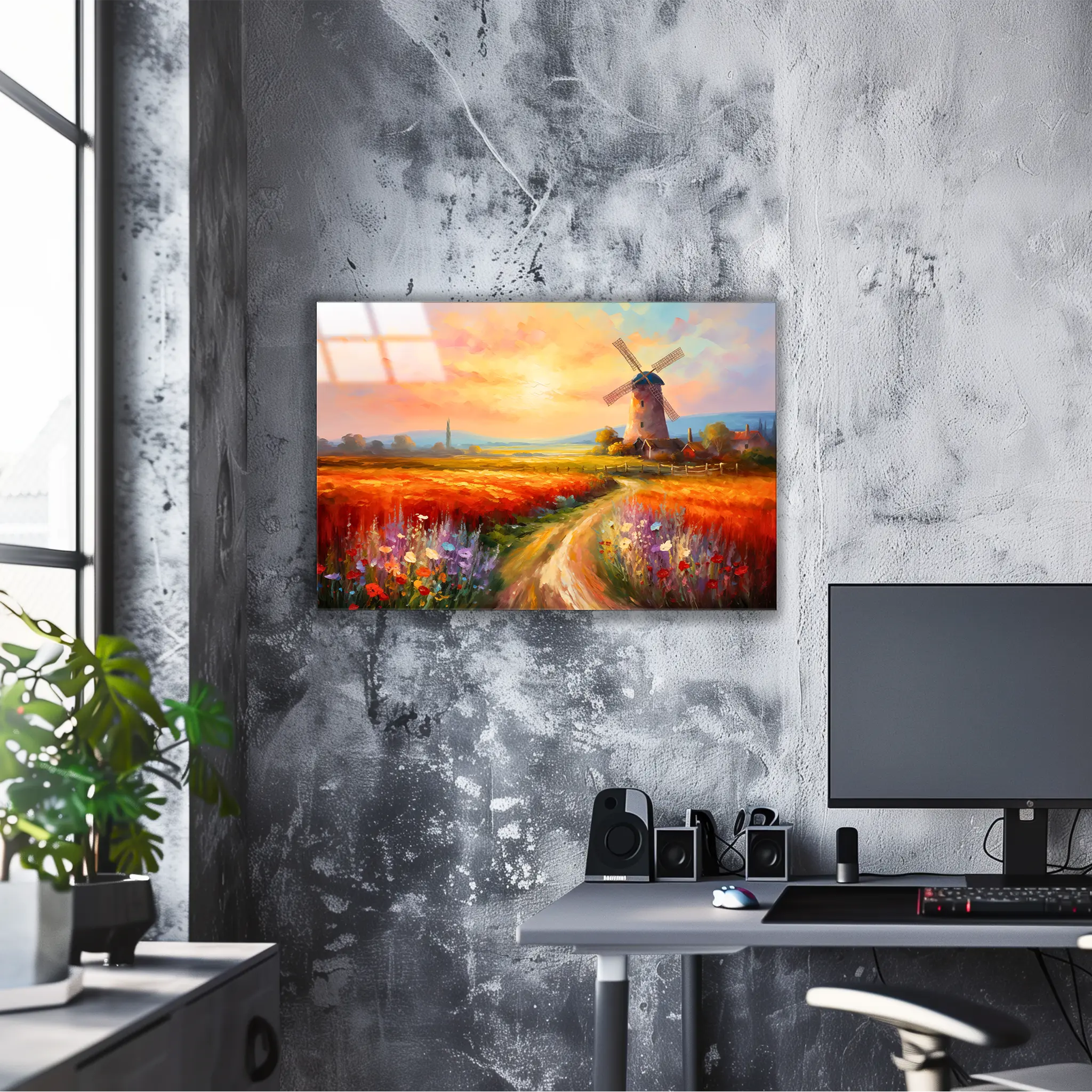 tableau-peinture-paysage-campagne-4k | DreamWay