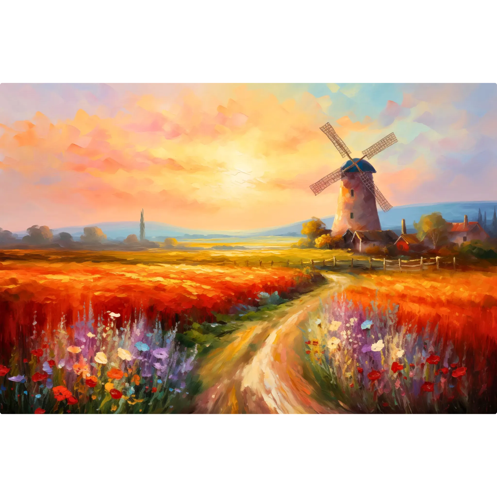 tableau-peinture-paysage-campagne | DreamWay
