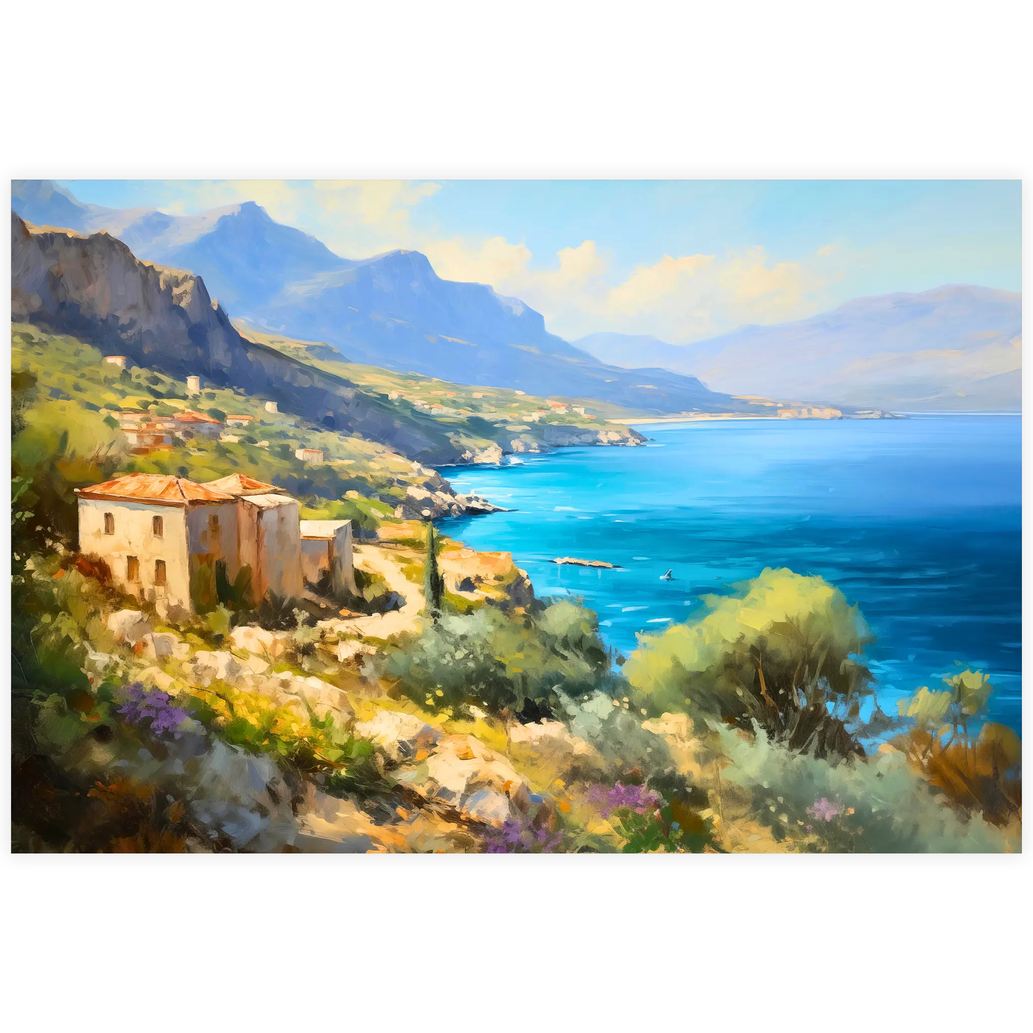 tableau-peinture-paysage-corse-4k | DreamWay
