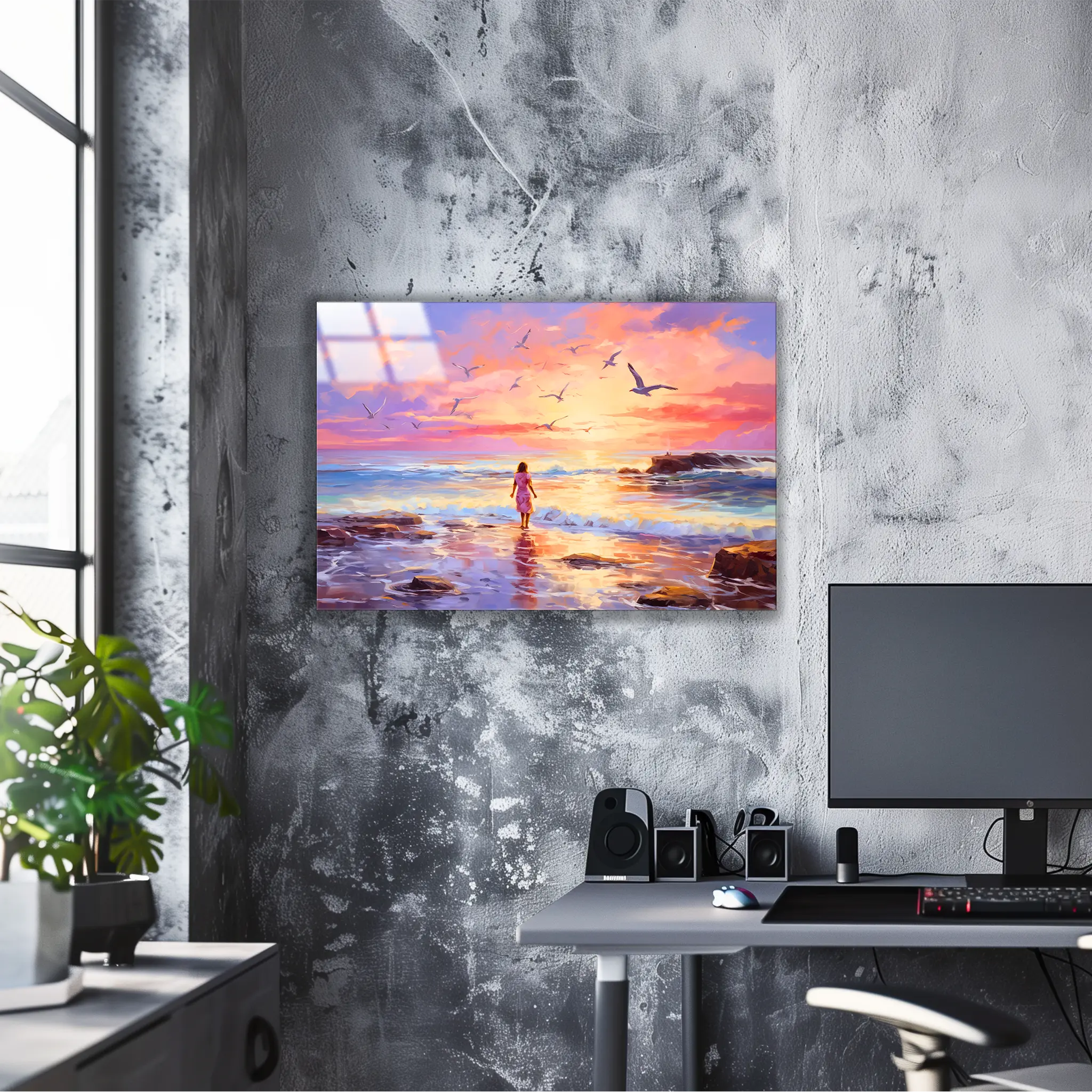 tableau-peinture-paysage-mer-4k | DreamWay