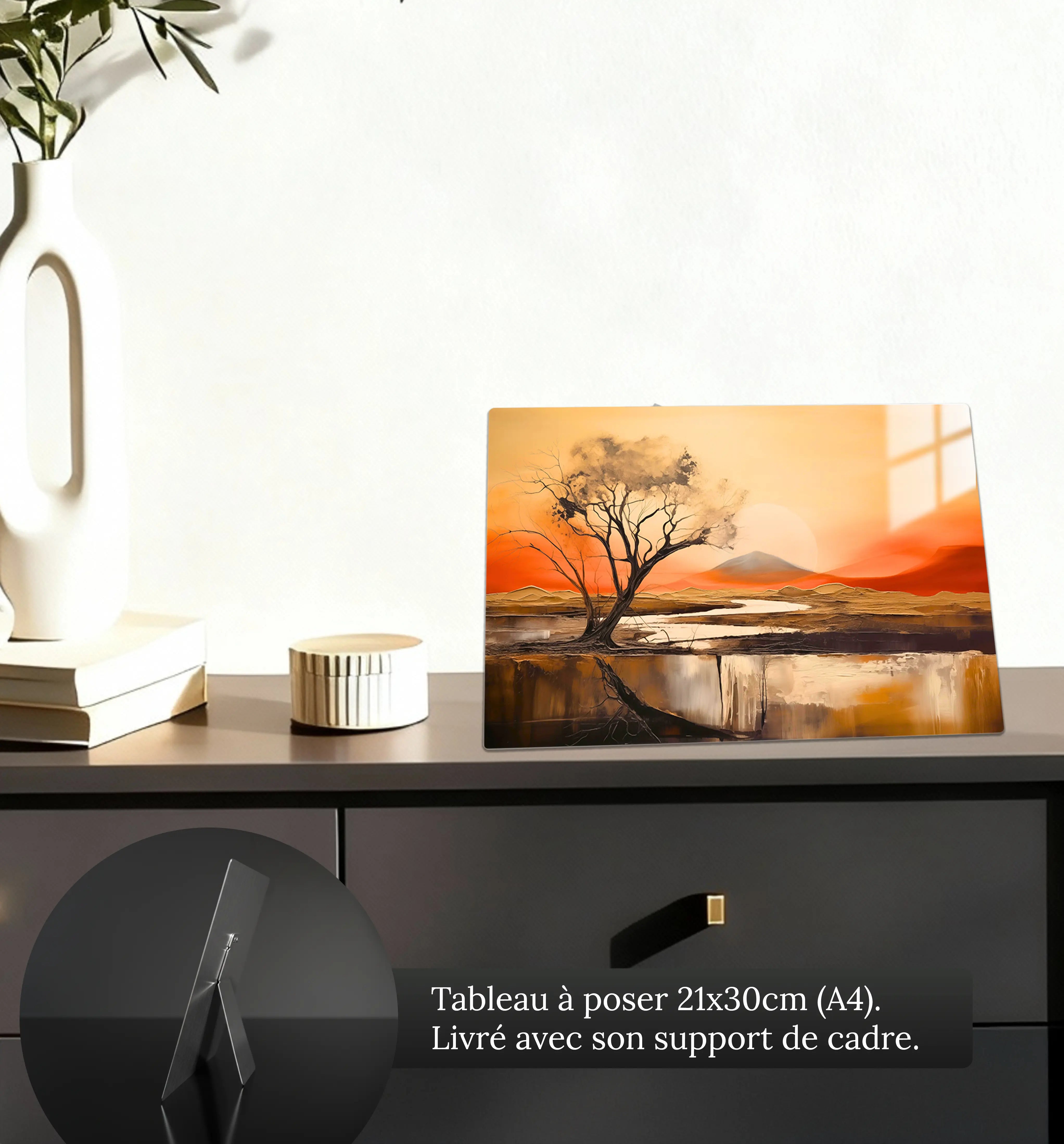 tableau-peinture-paysage-moderne-4k-petit-format-a-poser-sur-meuble | DreamWay