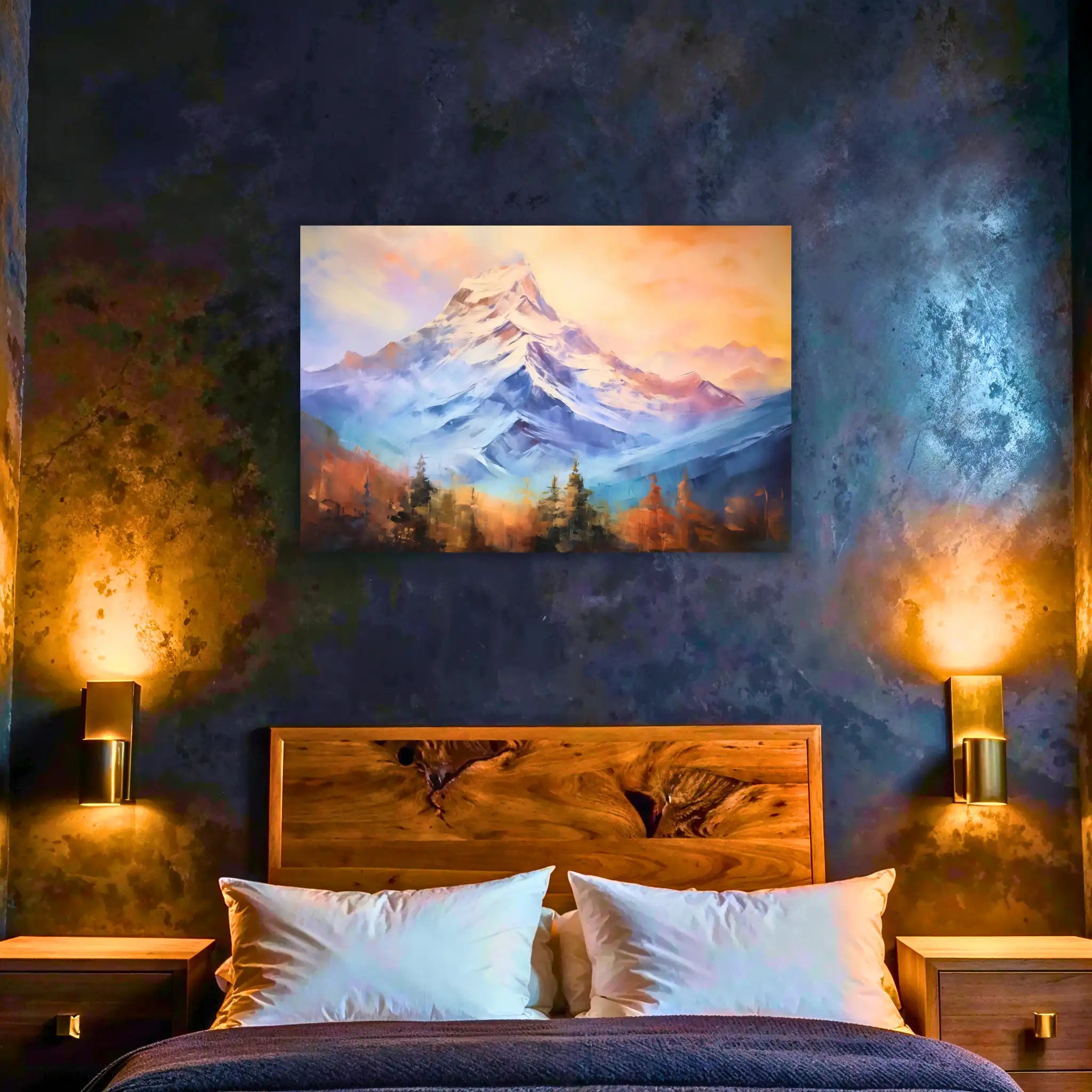 tableau-peinture-paysage-montagne | DreamWay