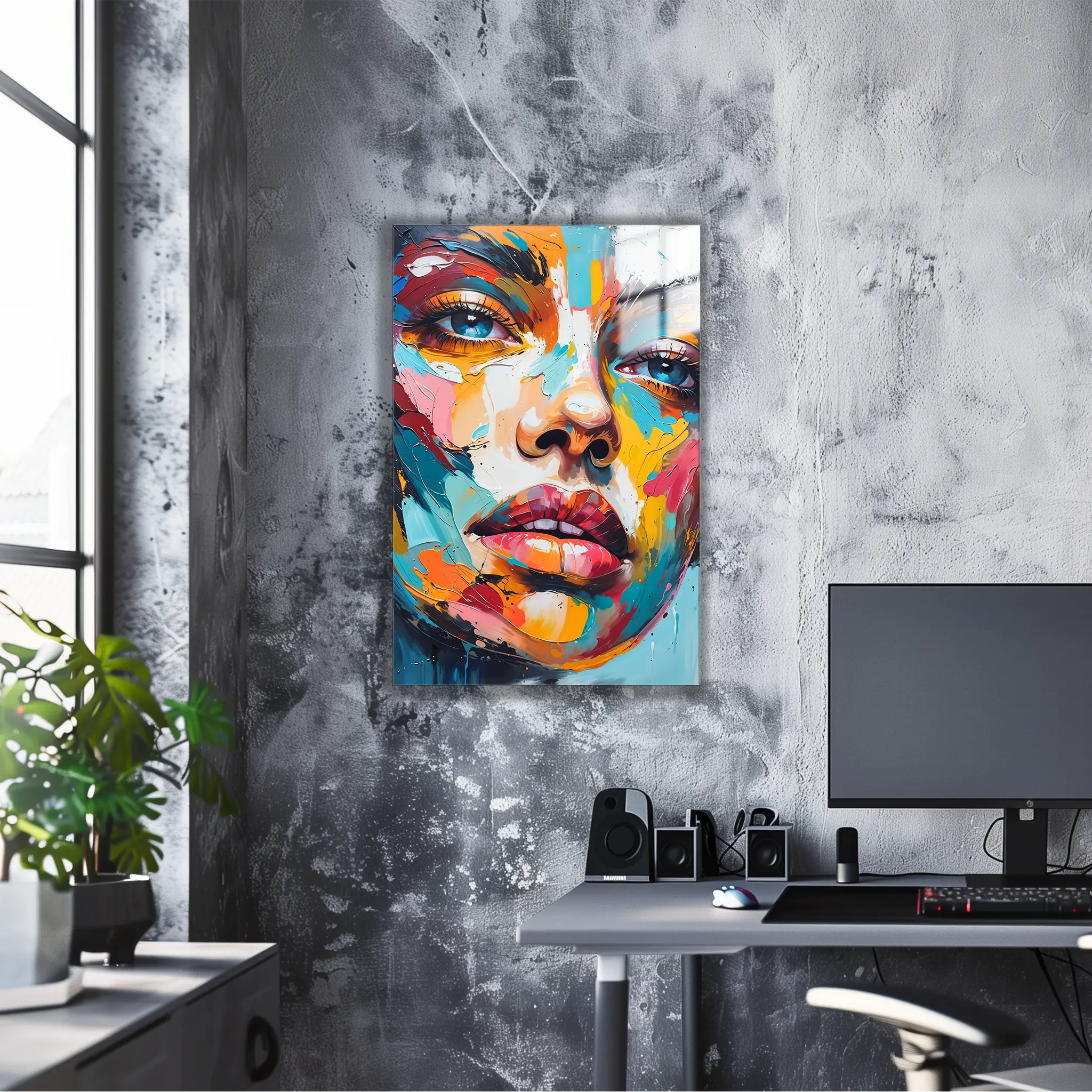 tableau-peinture-visage-abstrait | DreamWay