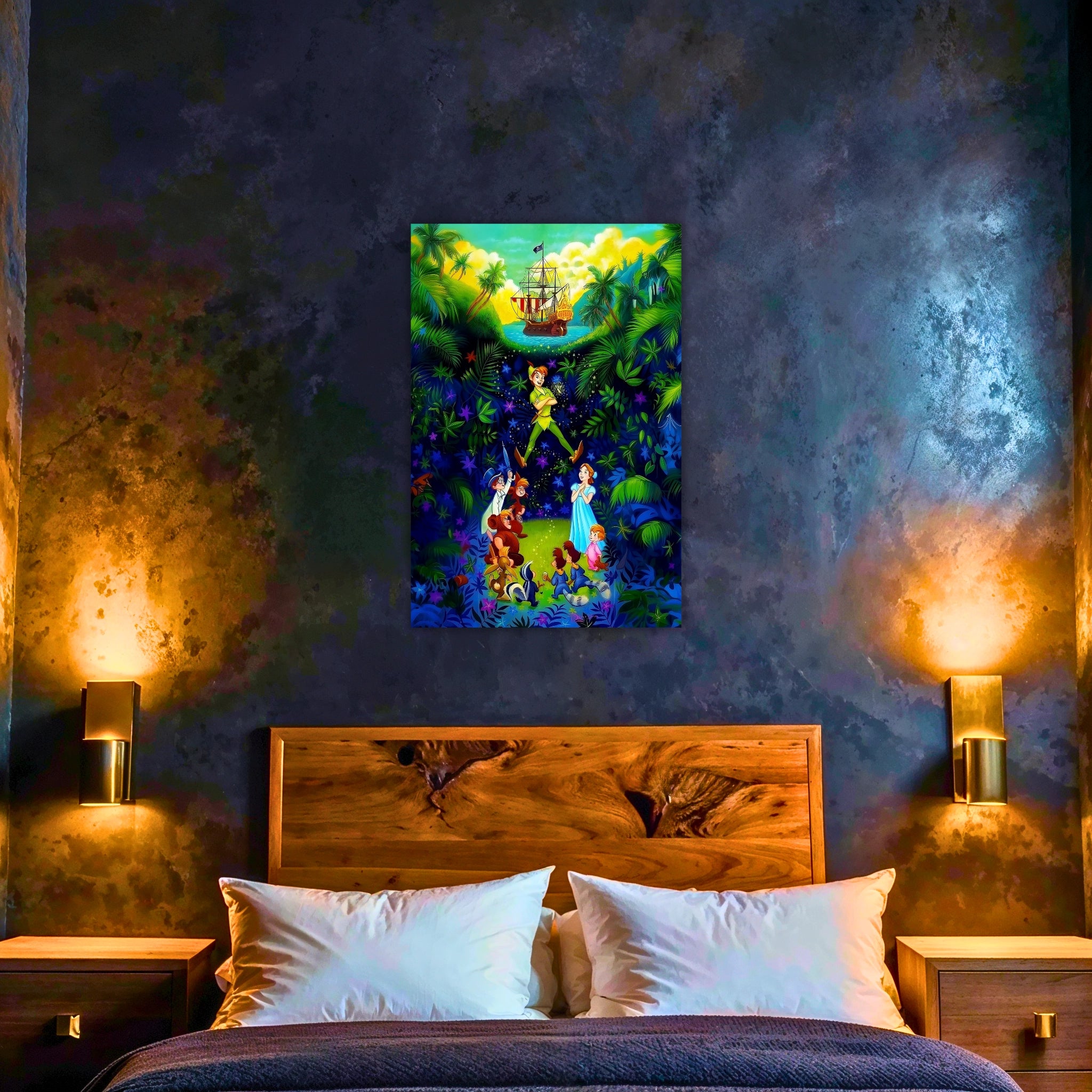 Tableau Peter Pan Et Ses Amies Pays imaginaire