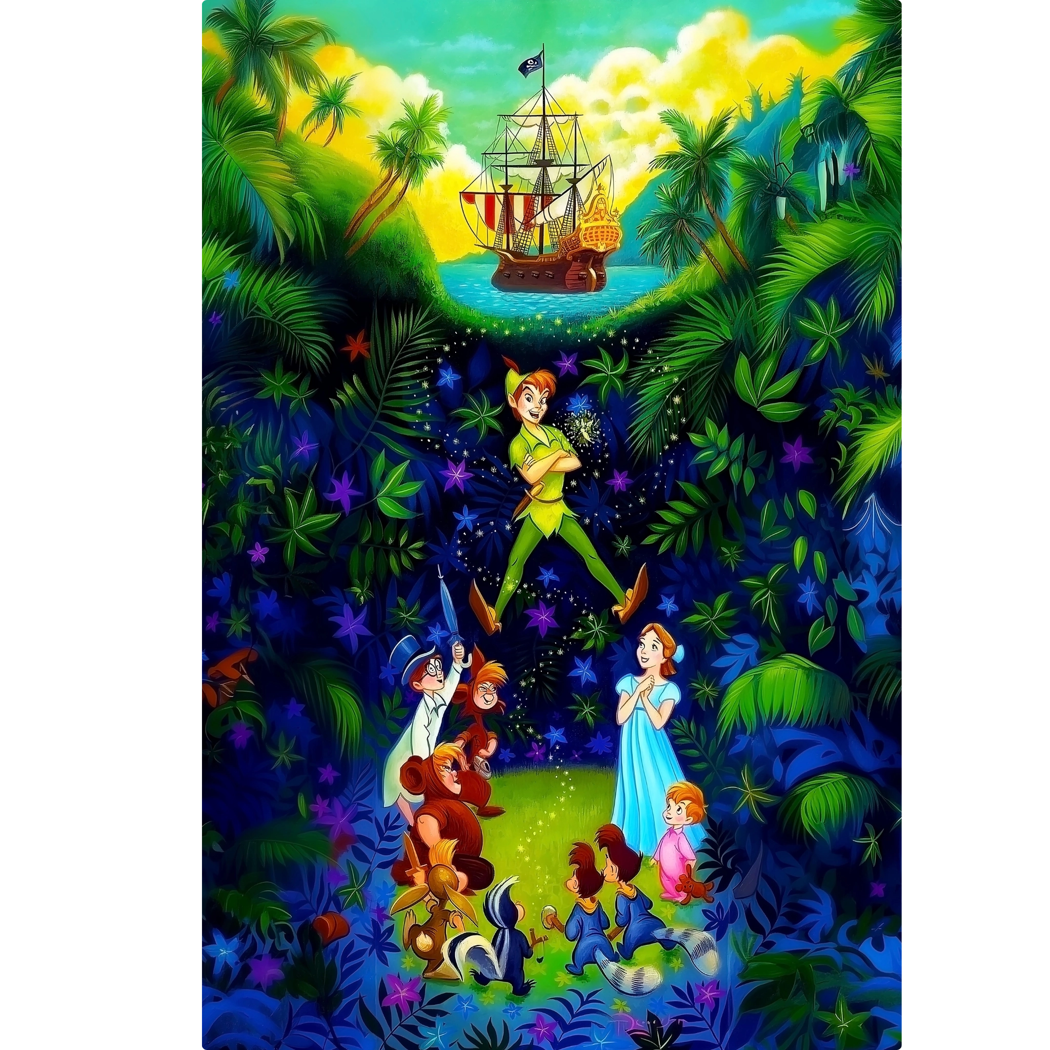 Tableau Peter Pan Et Ses Amies Pays imaginaire