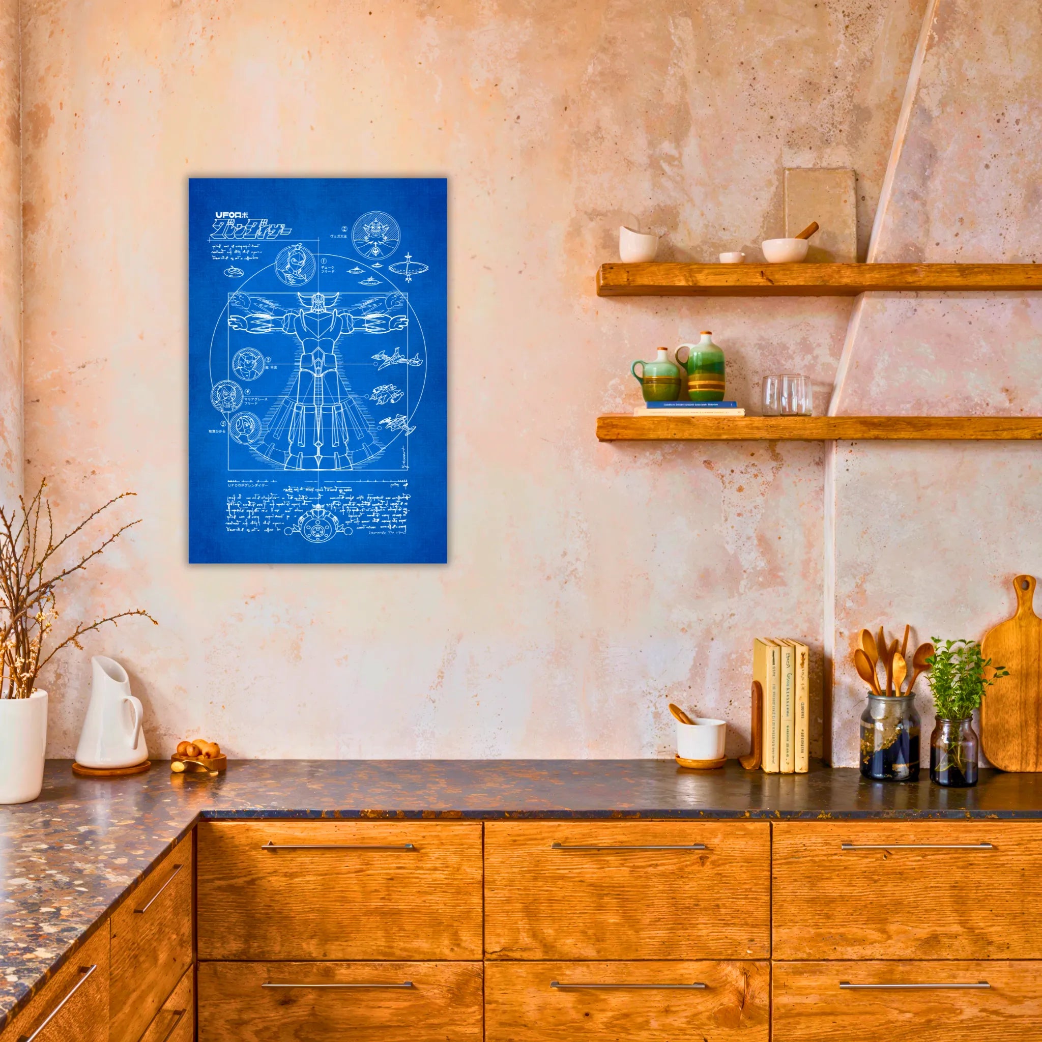 Tableau Plan Goldorak