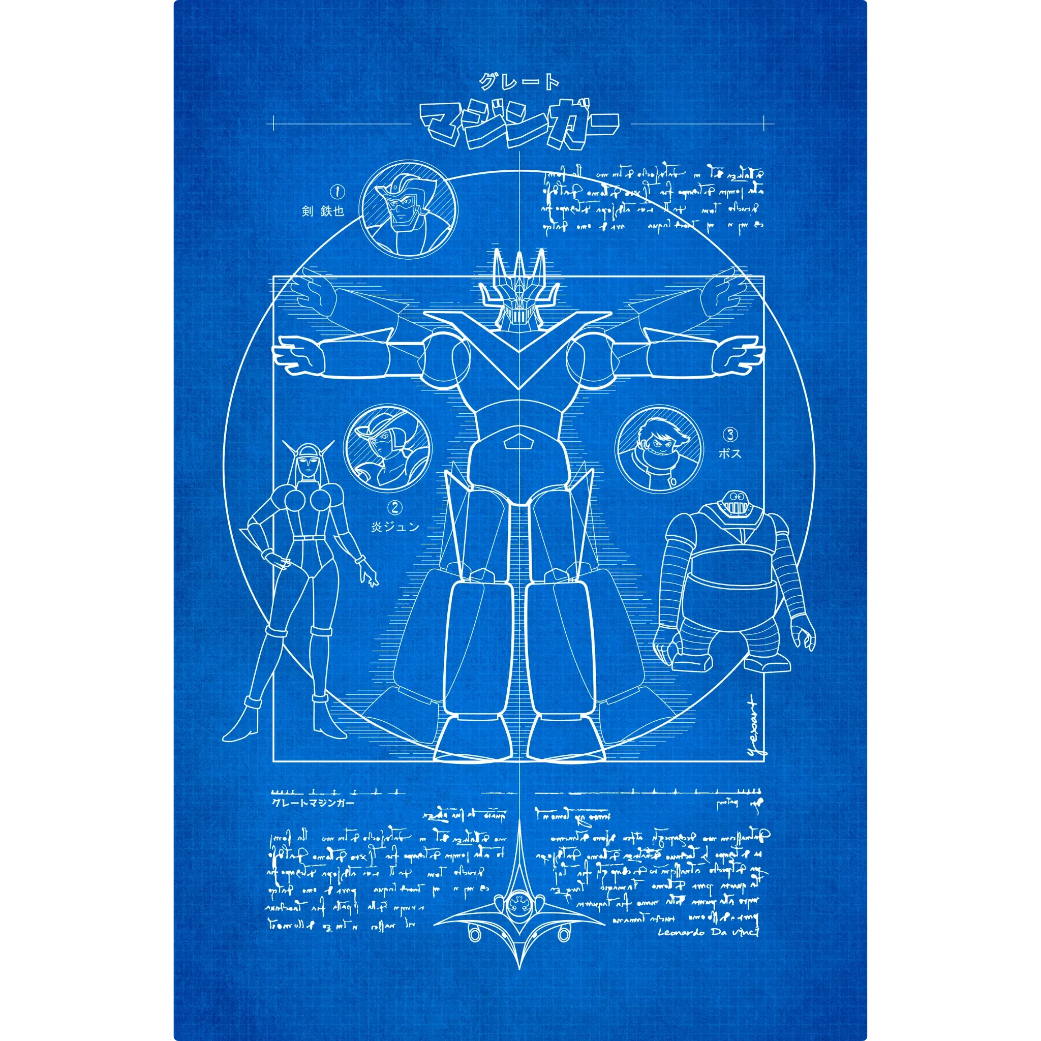 Tableau Plan Great Mazinger Z