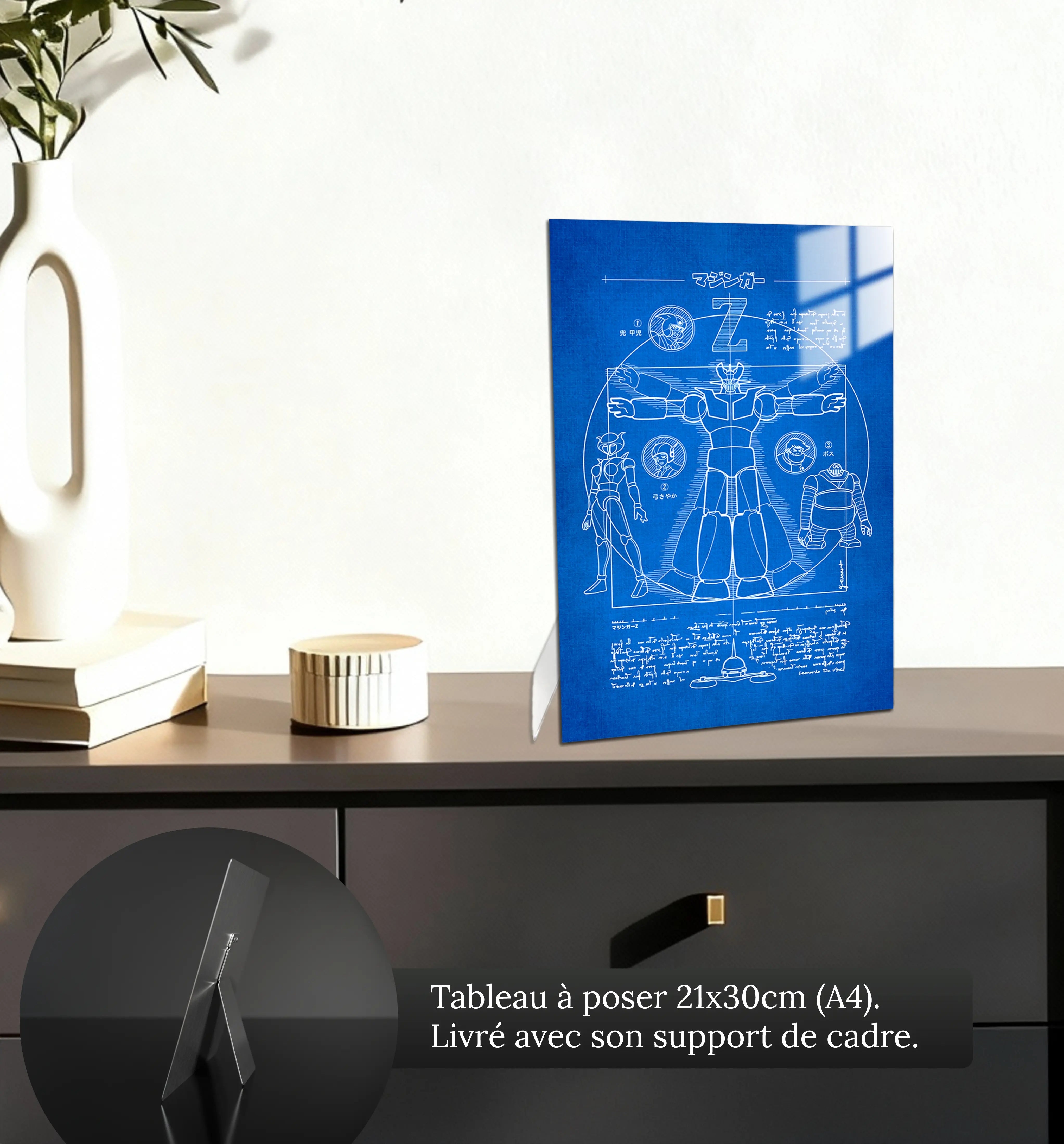 tableau-plan-mazinger-z-petit-format-a-poser-sur-meuble | DreamWay