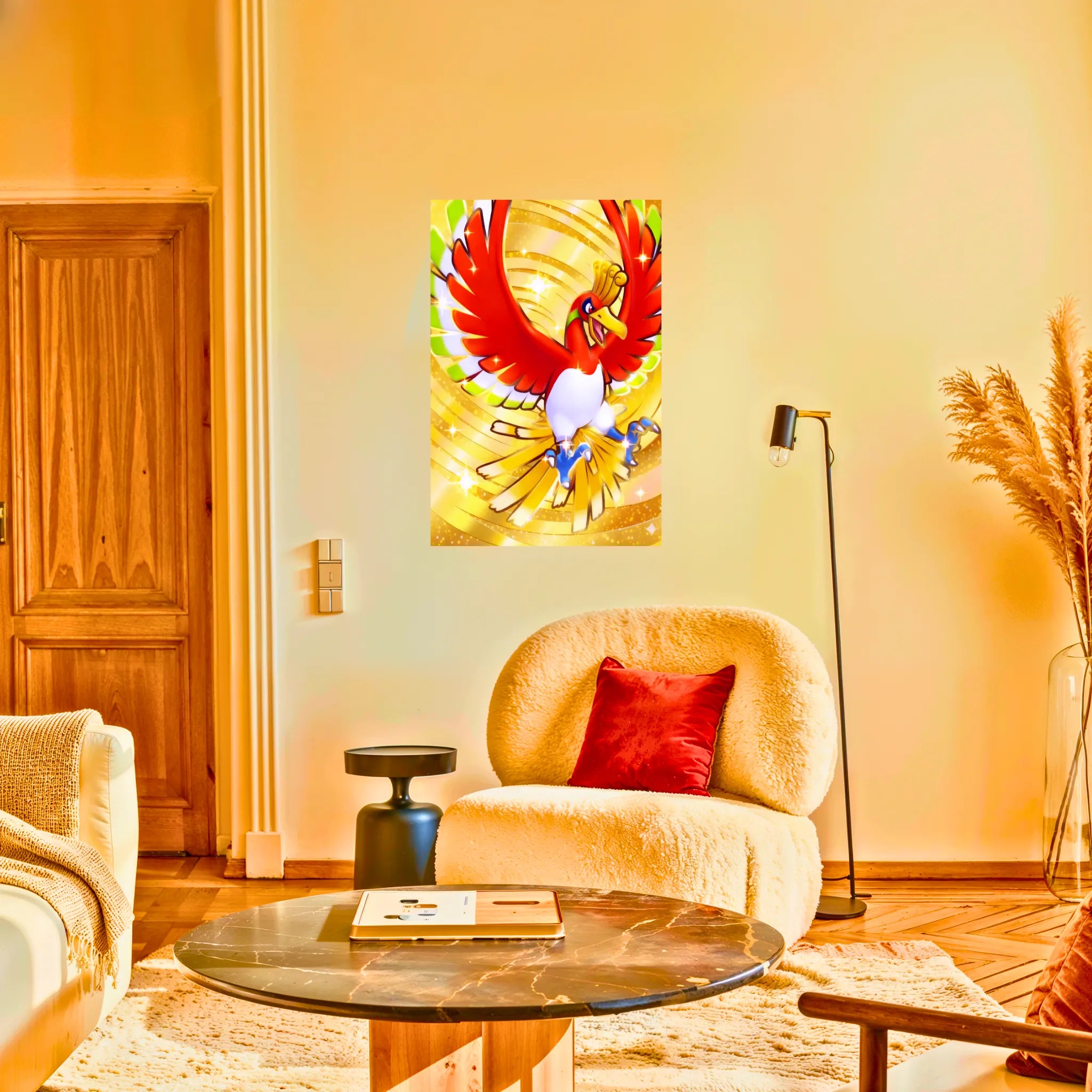 Tableau Pokémon Ho-Oh Légendaire