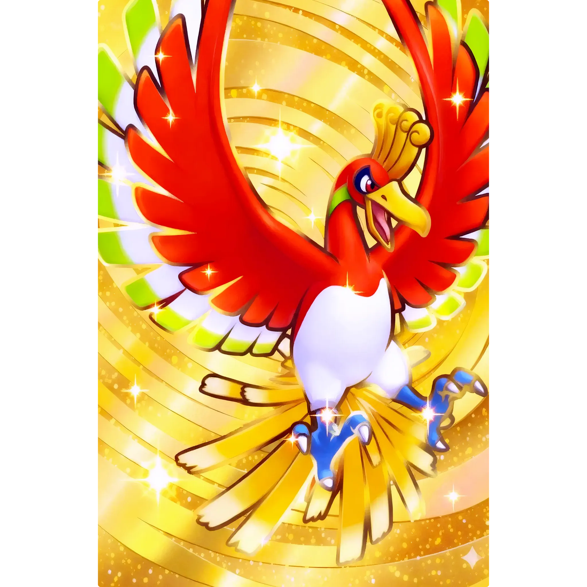 Tableau Pokémon Ho-Oh Légendaire