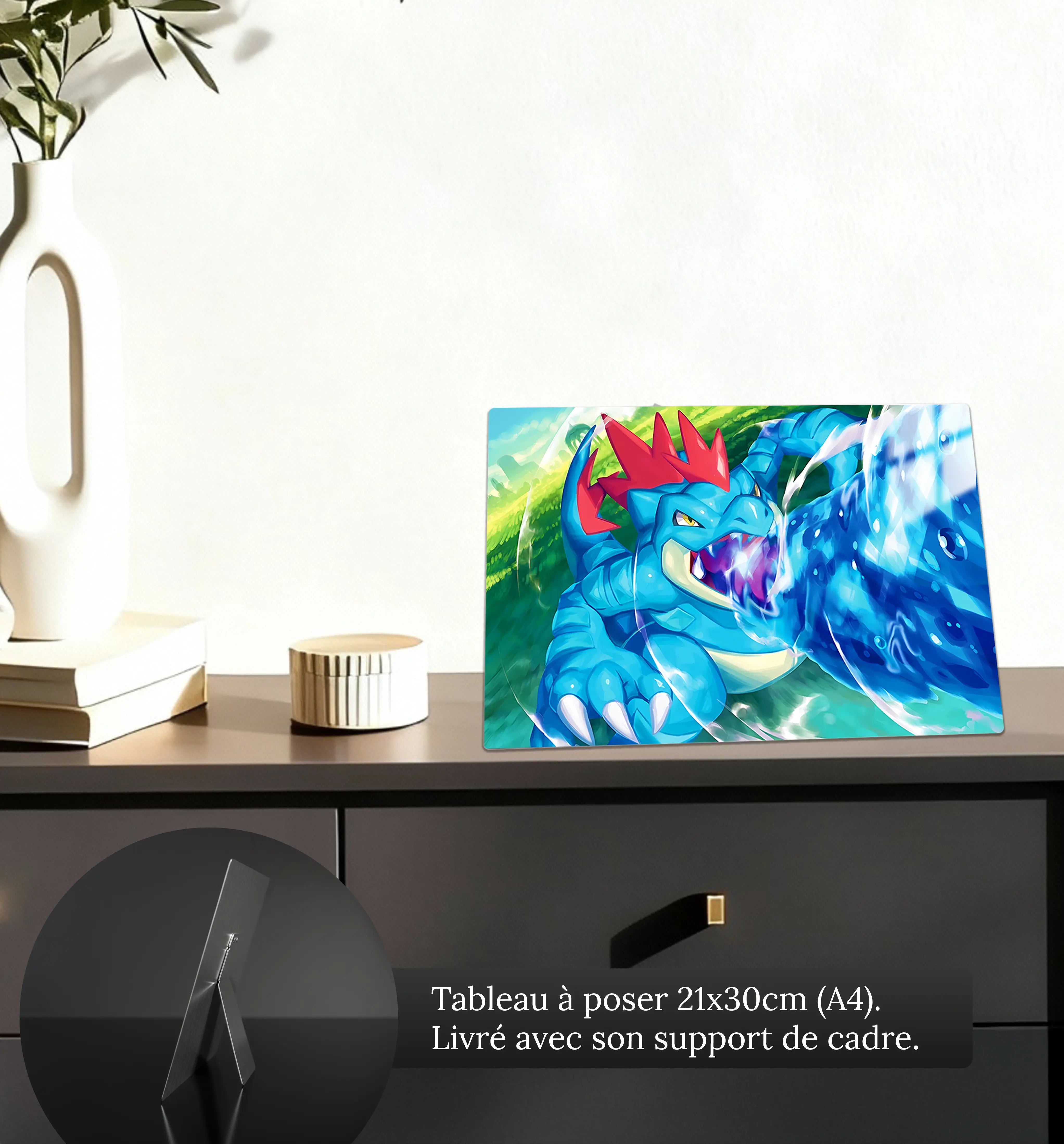 tableau-pokemon-aligatueur-attaque-petit-format-a-poser-sur-meuble | DreamWay