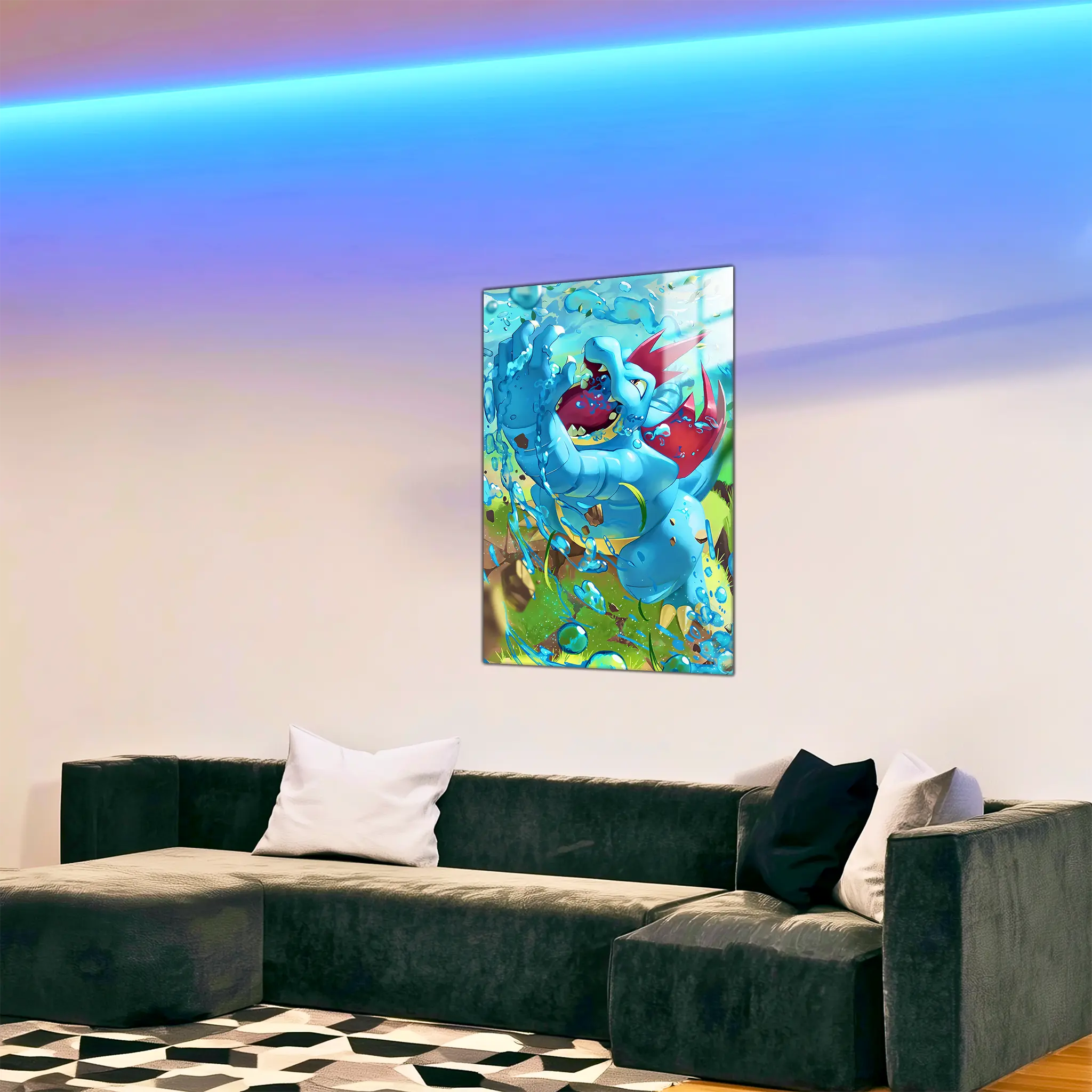 tableau-pokemon-aligatueur-dans-le-salon | DreamWay