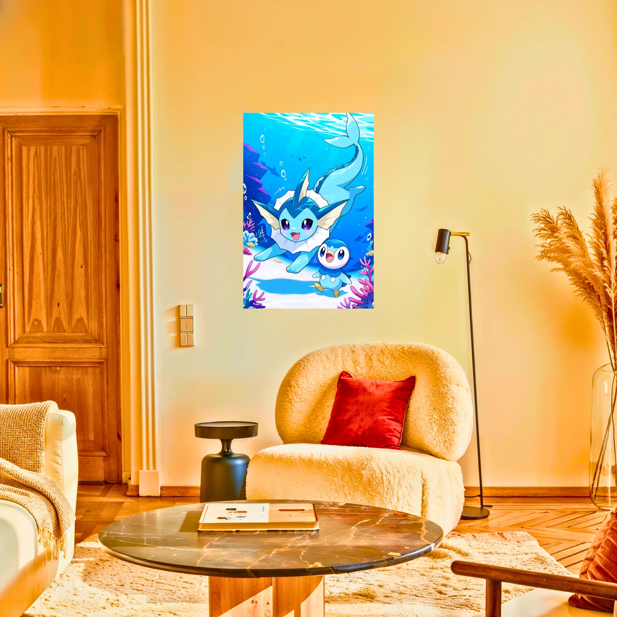 Tableau Pokémon Aquali Et Tiplouf