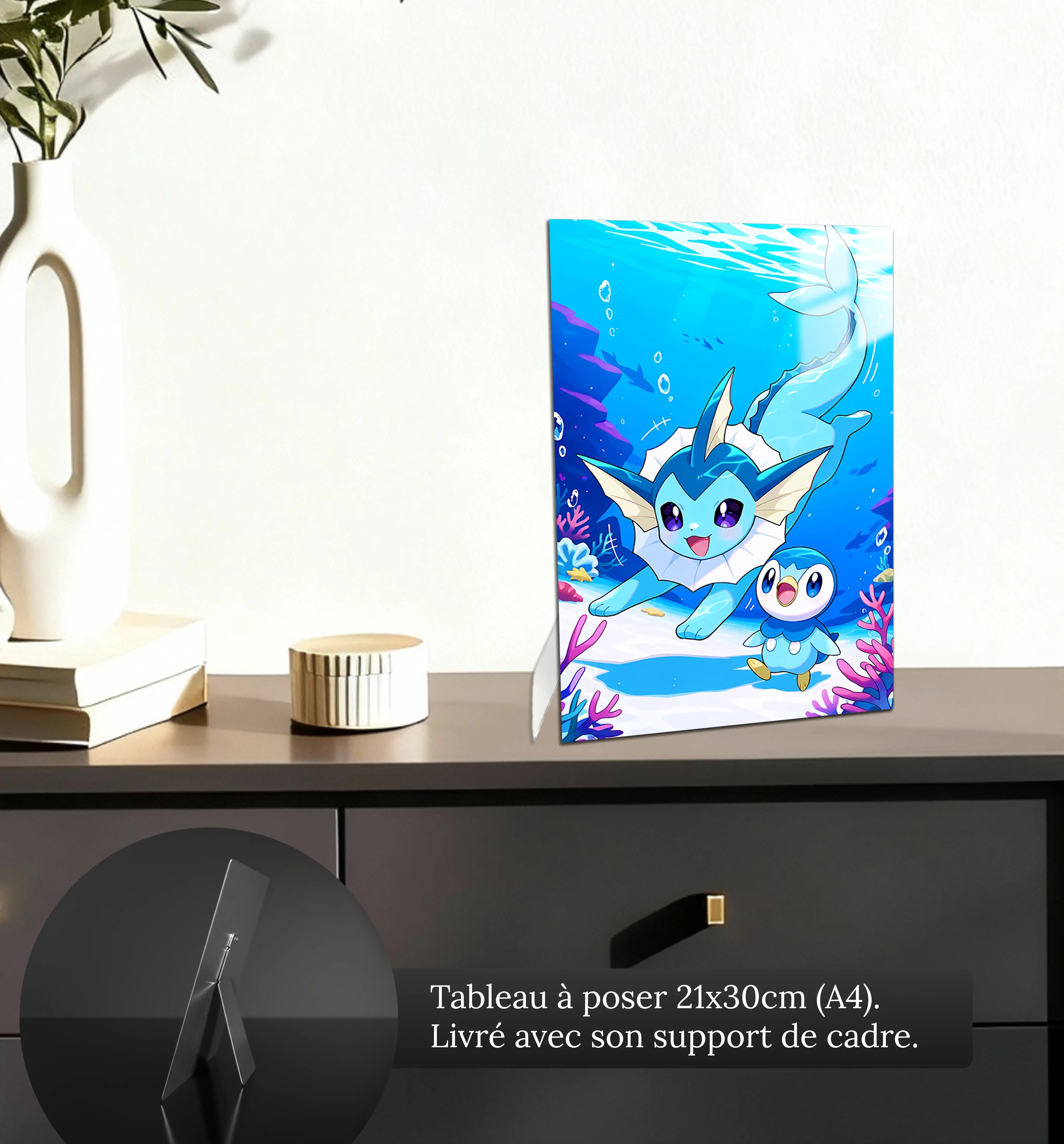 tableau-pokemon-aquali-et-tiplouf-petit-format-a-poser-sur-meuble | DreamWay