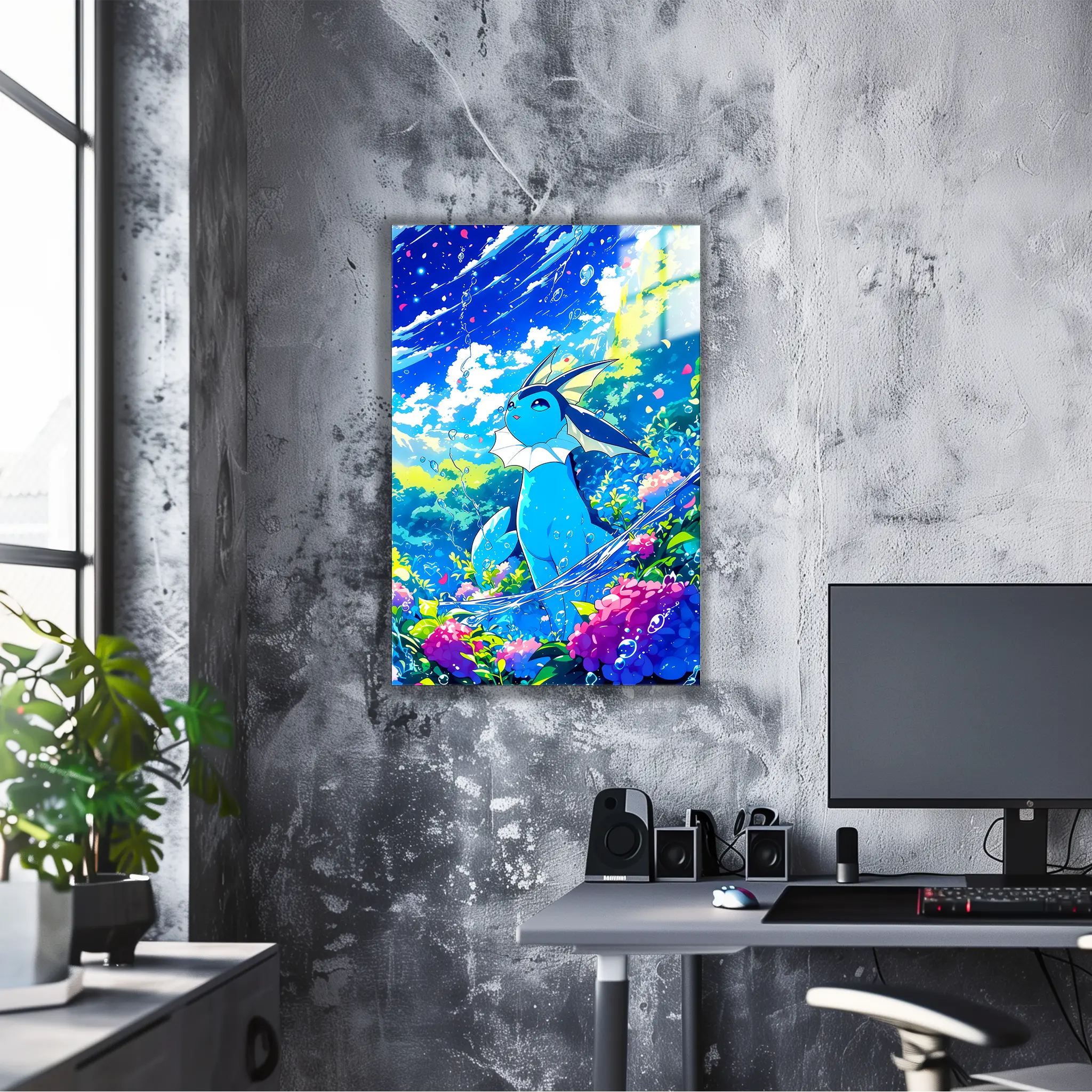 Tableau Pokémon Aquali Nature