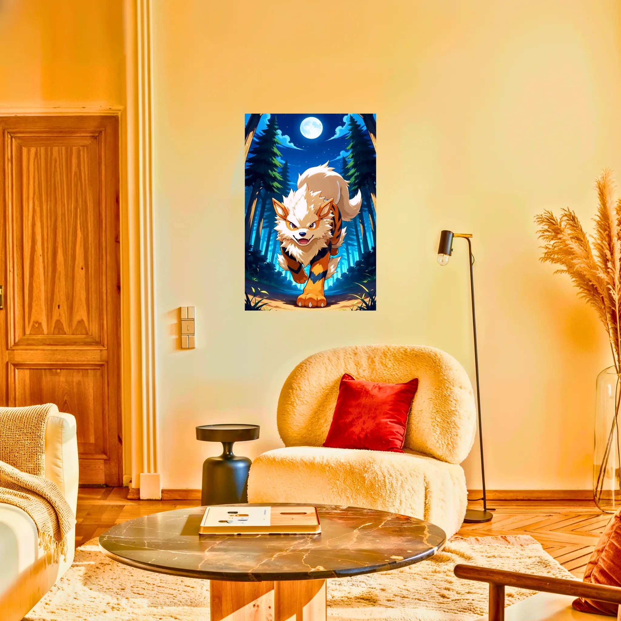 Tableau Pokémon Arcanin Clair De Lune