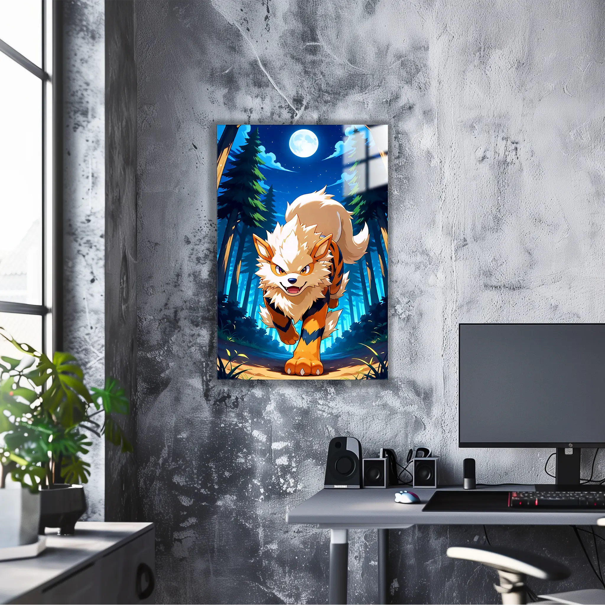 Tableau Pokémon Arcanin Clair De Lune