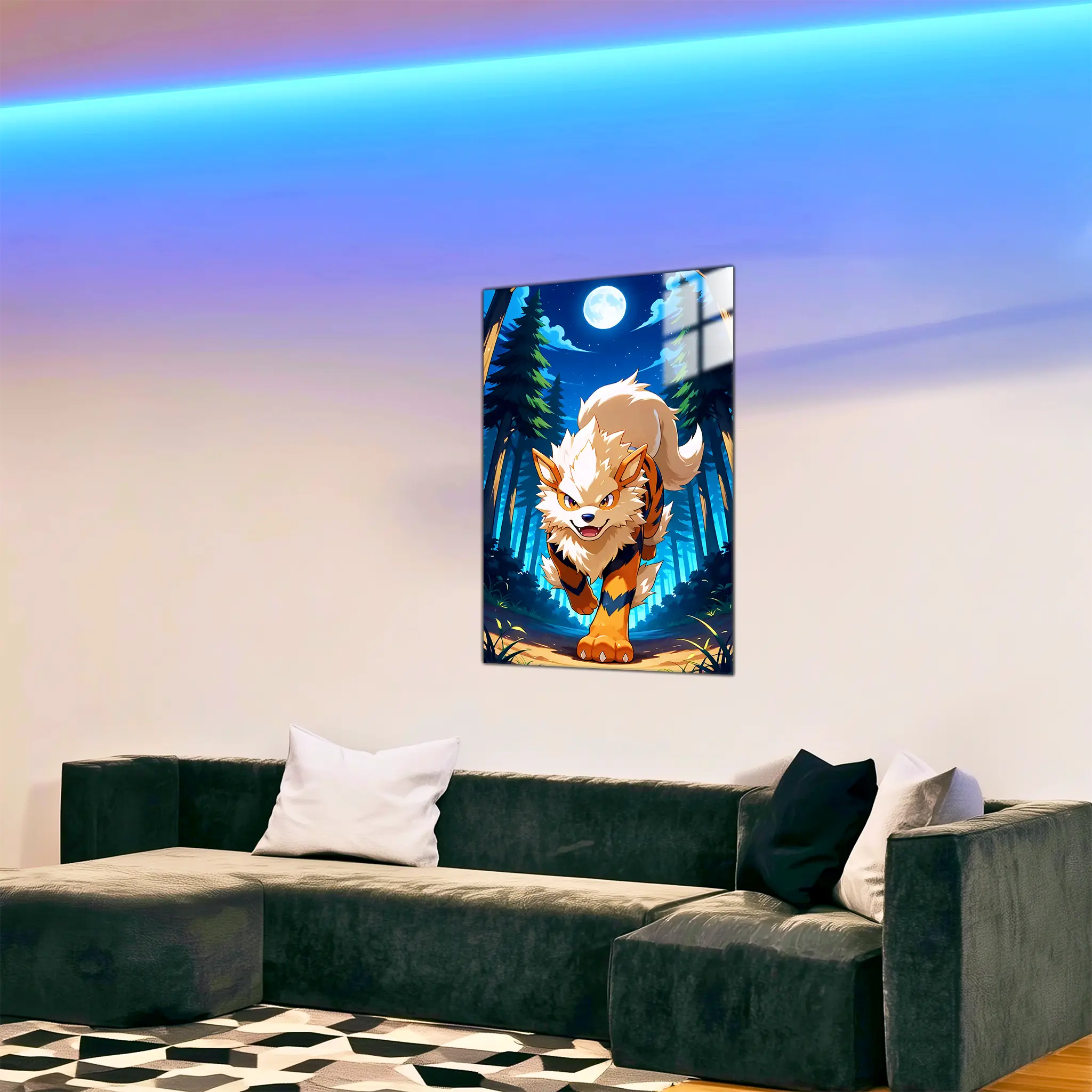 tableau-pokemon-arcanin-clair-de-lune-dans-le-salon | DreamWay