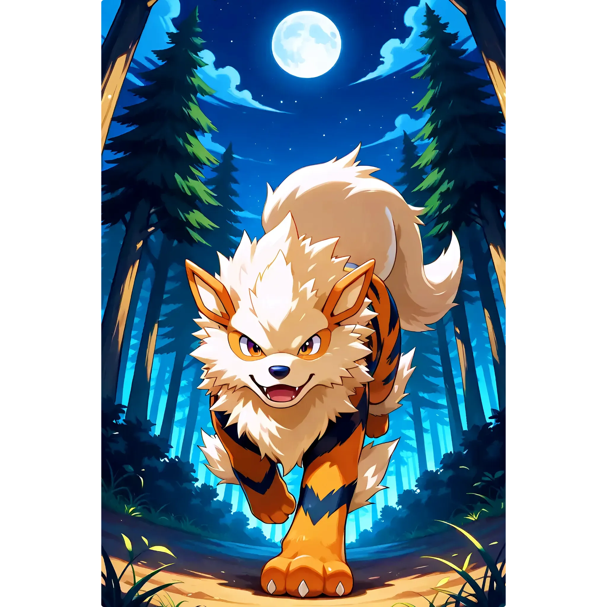 Tableau Pokémon Arcanin Clair De Lune
