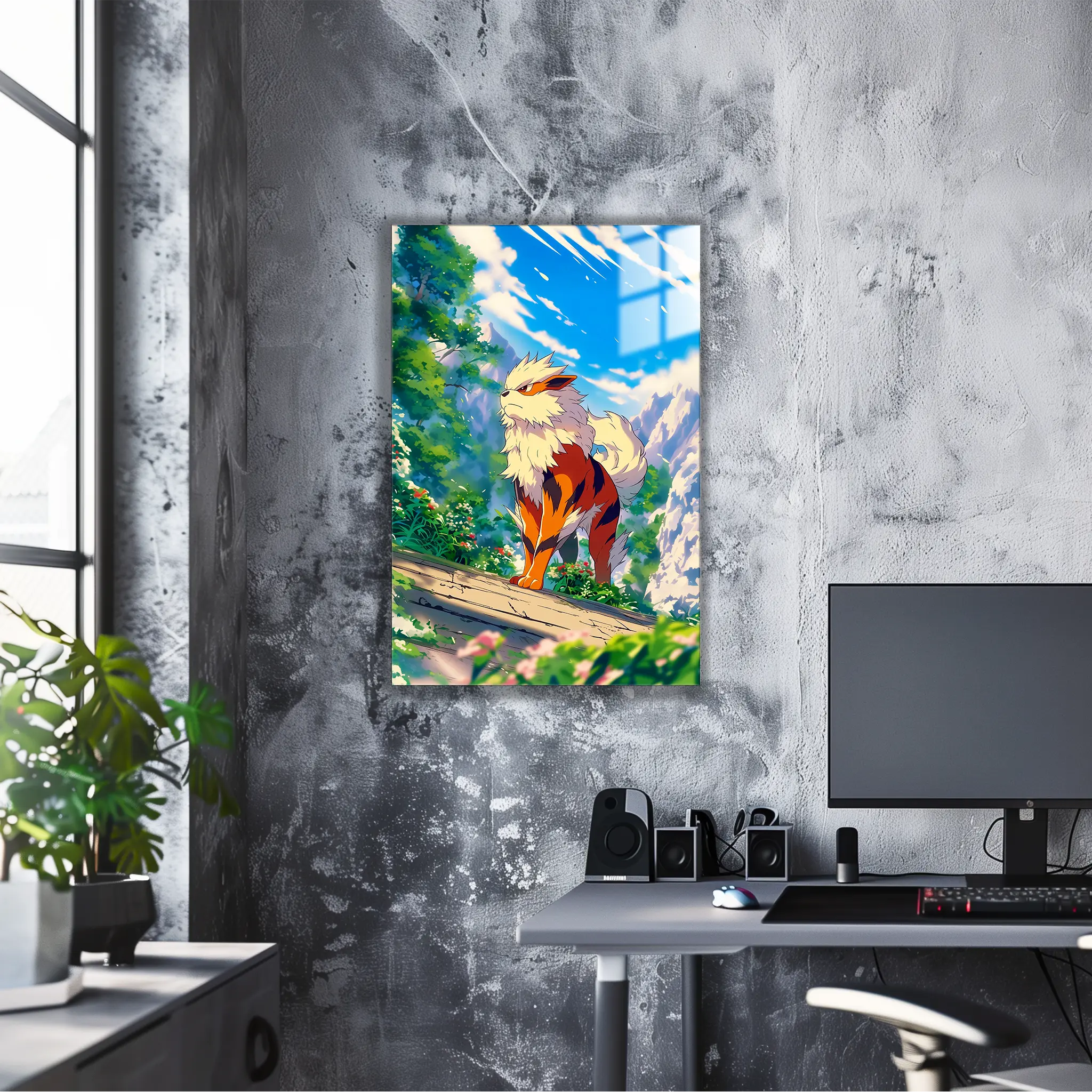 Tableau Pokémon Arcanin Nature