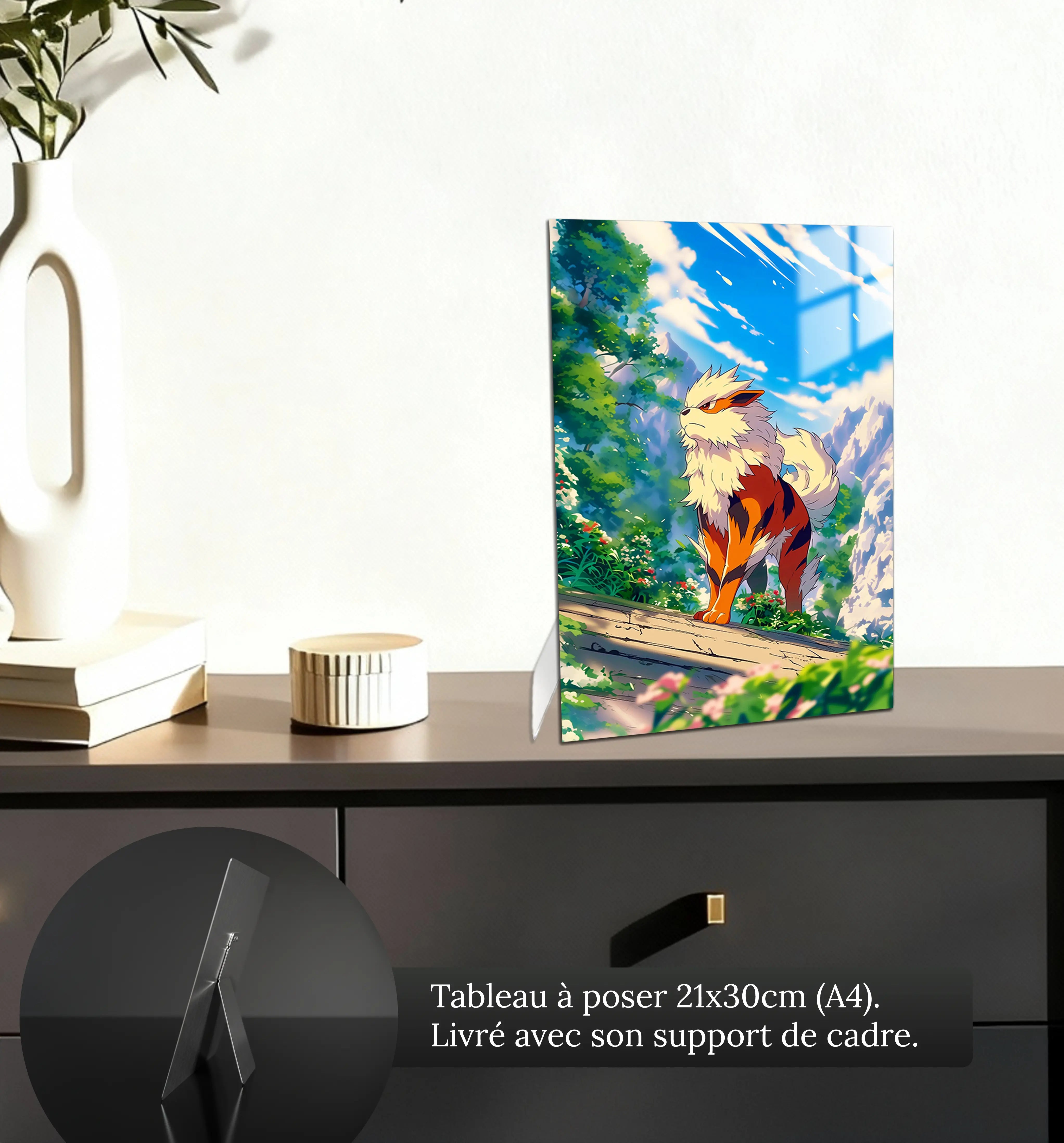 tableau-pokemon-arcanin-nature-petit-format-a-poser-sur-meuble | DreamWay