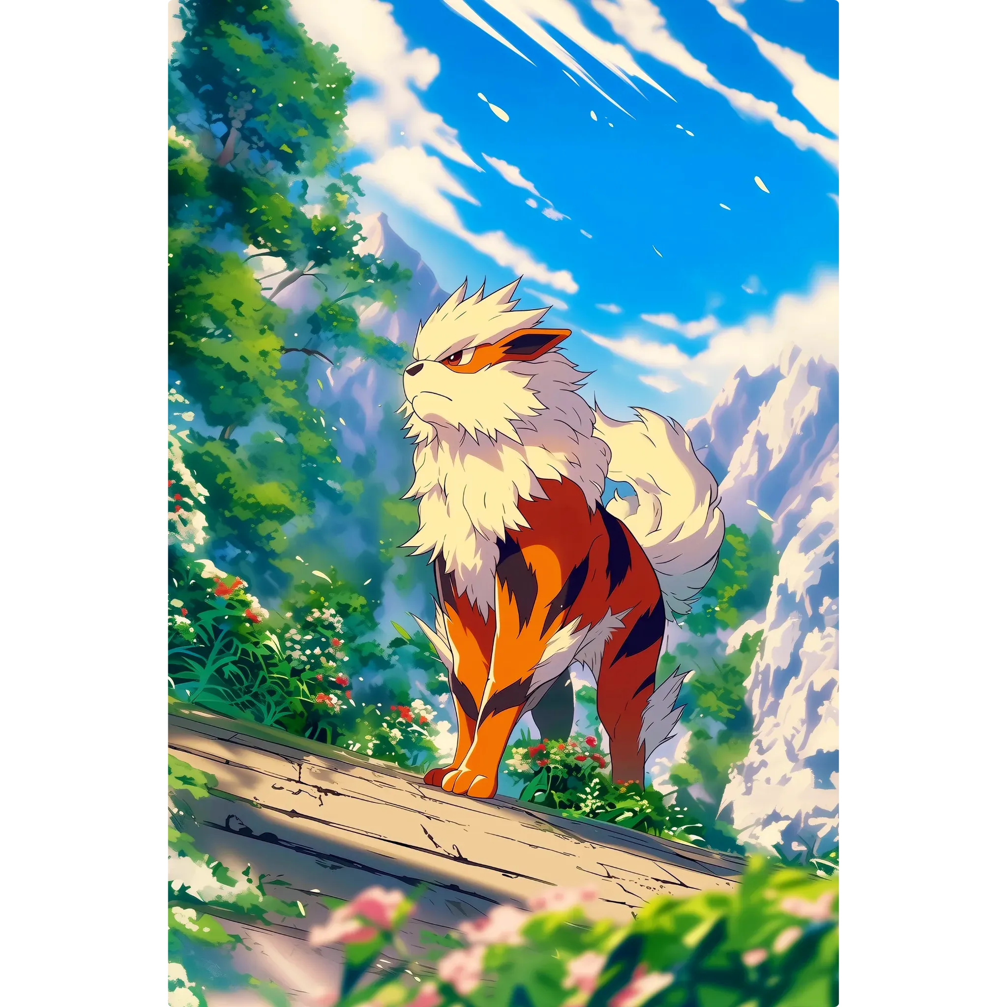 Tableau Pokémon Arcanin Nature