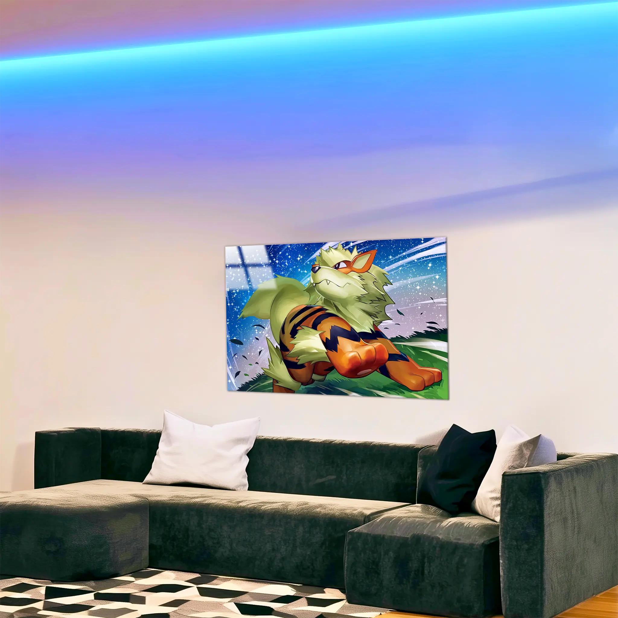 tableau-pokemon-arcanin-nuit-etoilee-dans-le-salon | DreamWay