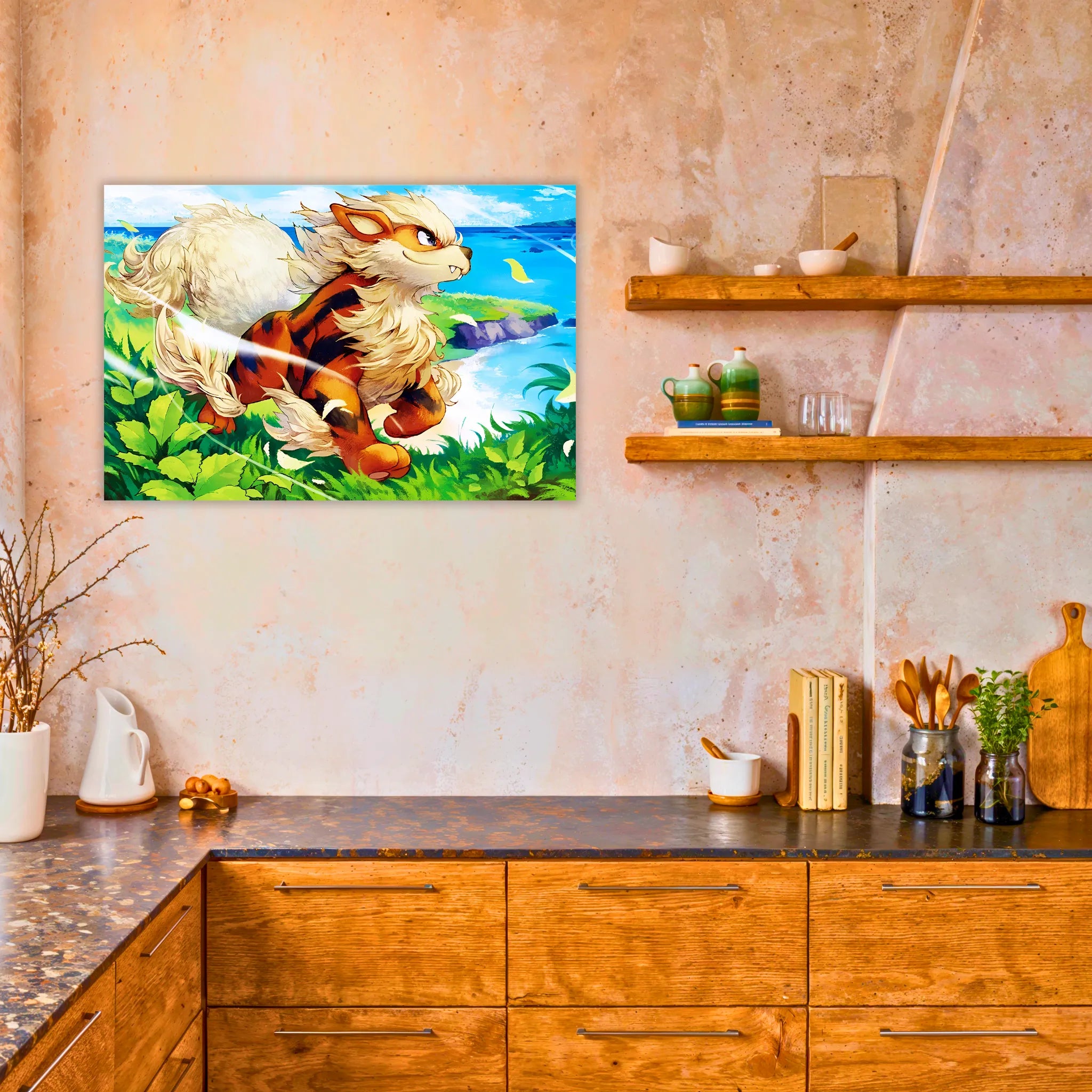 Tableau Pokémon Arcanin Paysage
